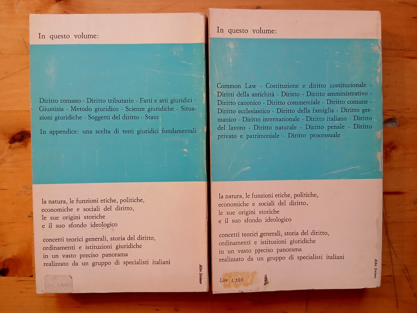 Diritto 1 - 2 Enciclopedia Feltrinelli 30, 31. Giuliano Crifò 1972