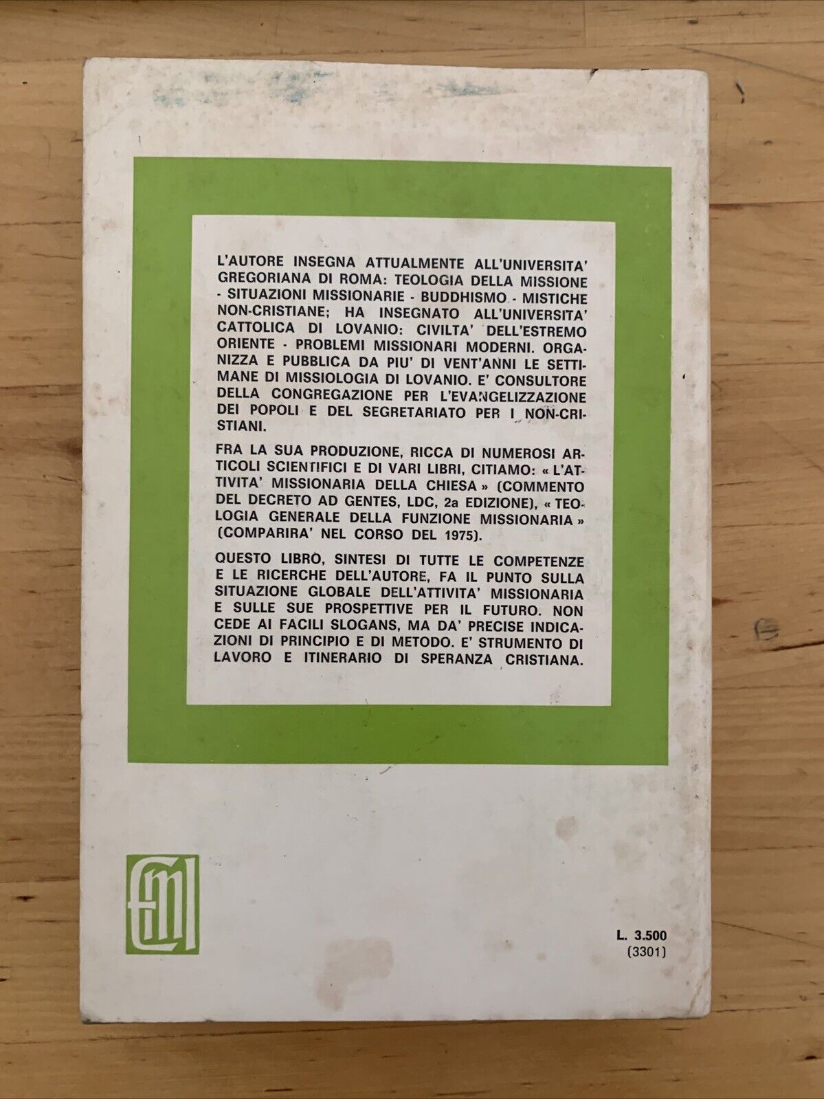 La Missione continua - Joseph Masson. inizia un'epoca di evangelizzazione del mo