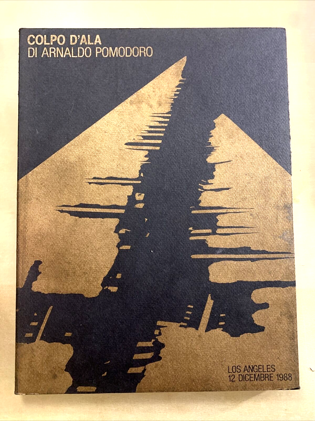 ARNALDO POMODORO - COLPO D'ALA 1988