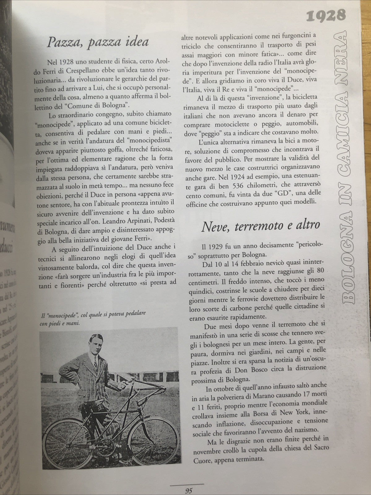 Il secolo socrso a Bologna storia e vita del Novecento - Tiziano Costa 2006