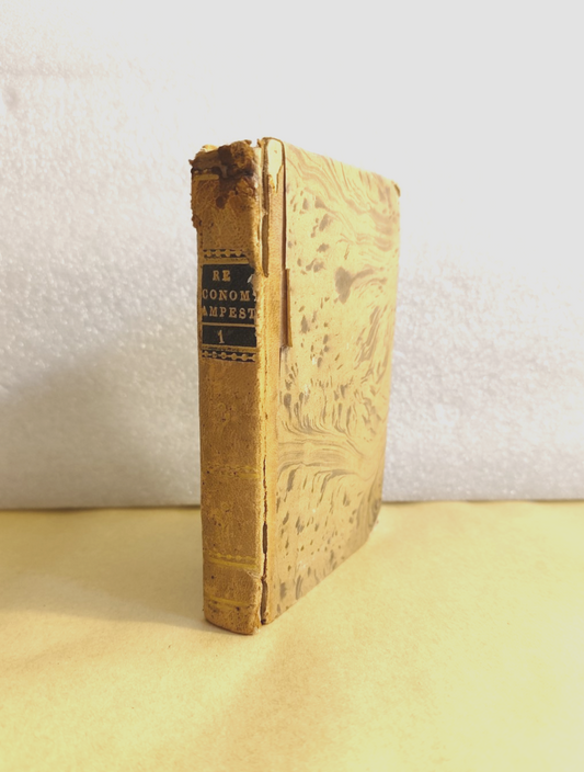 Dizionario Ragionato d'agricoltura veterinaria econom campestre. Filippo Re 1808