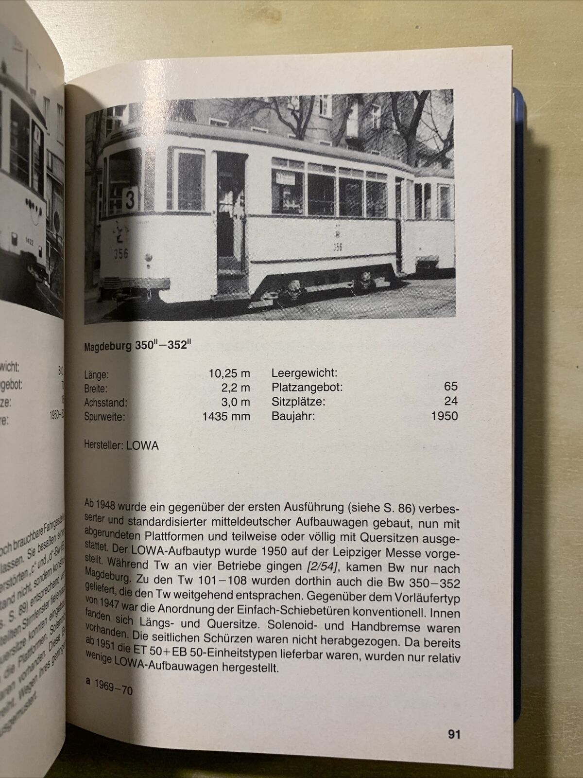 FERROVIE TRAM GERMANIA, TASCHENBUCH DEUTSCHE straßenbahn BEIWAGEN. PABST 1984 #