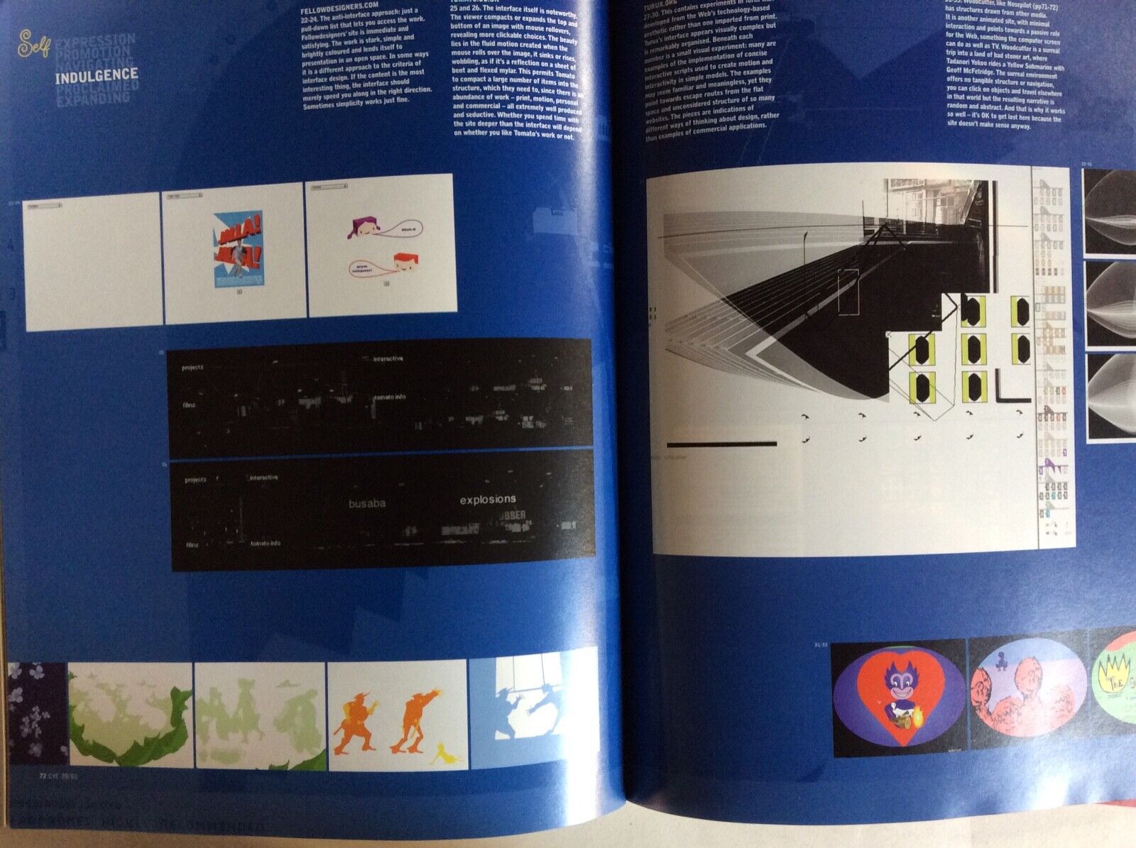 EYE NO.39  VOL.10 SPRING 2001  GRAPHIC THOUGHT FACILITY  MOVIE TITLES