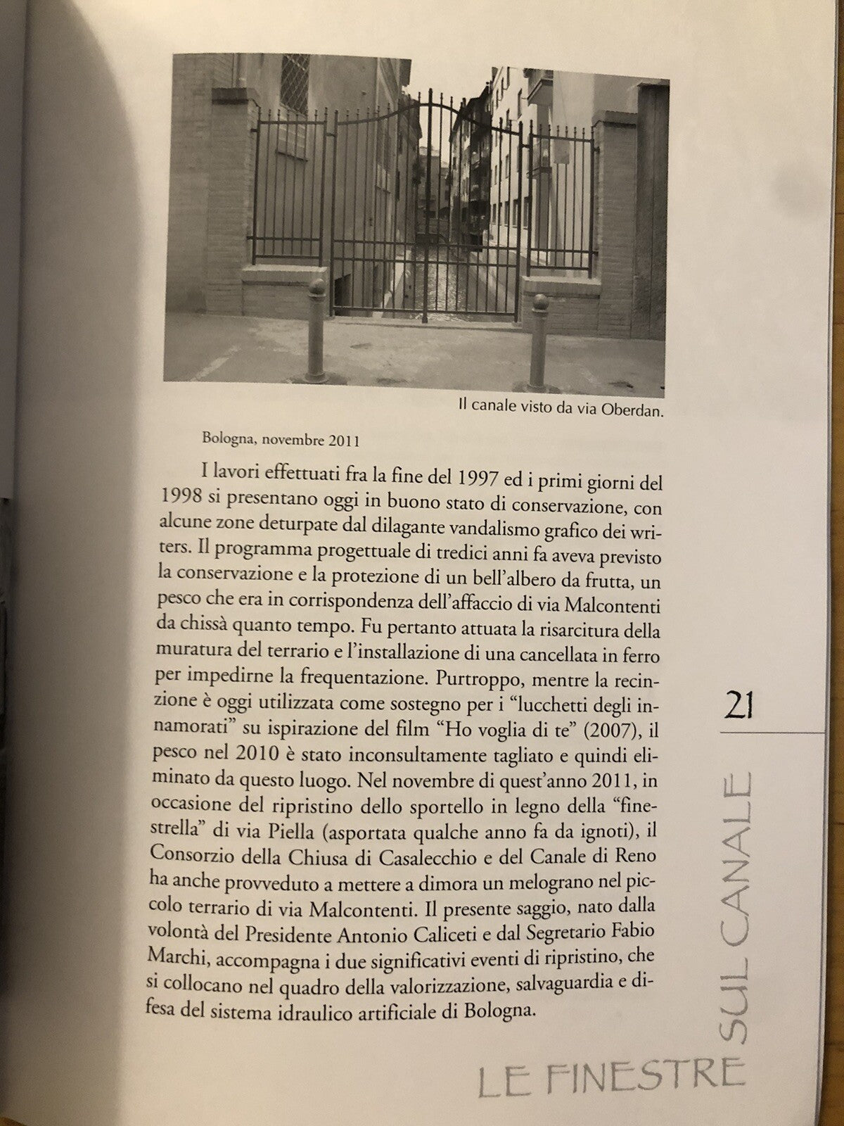 Le finestre sul canale, Alla scoperta di Bologna d'acqua. Costa, Compositori