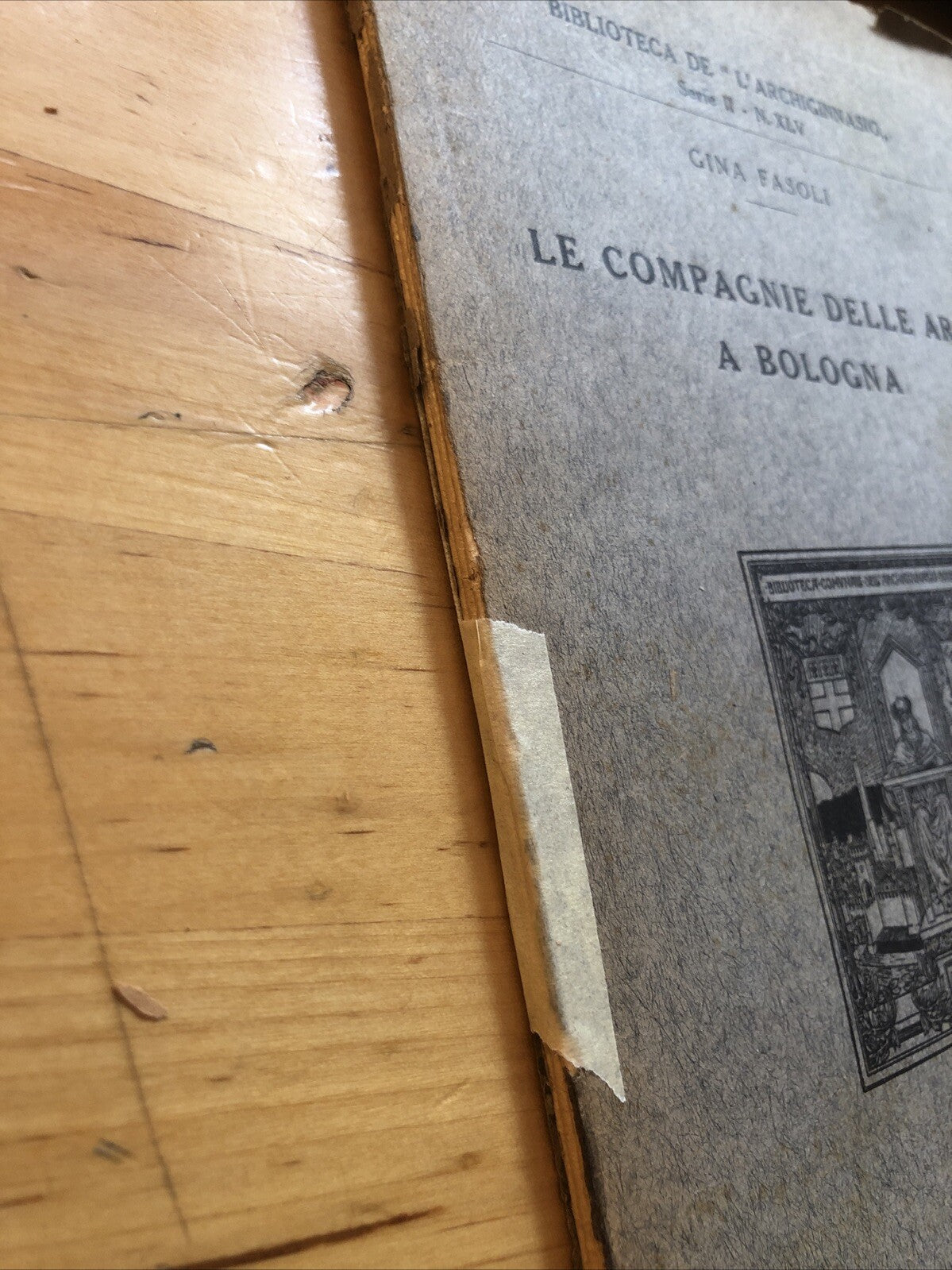 Le compagnie delle armi a Bologna, Gina Fasoli. Zanichelli 1933