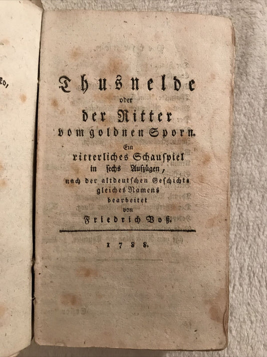 Thusnelde oder ritter vom goldenen sporn 1788