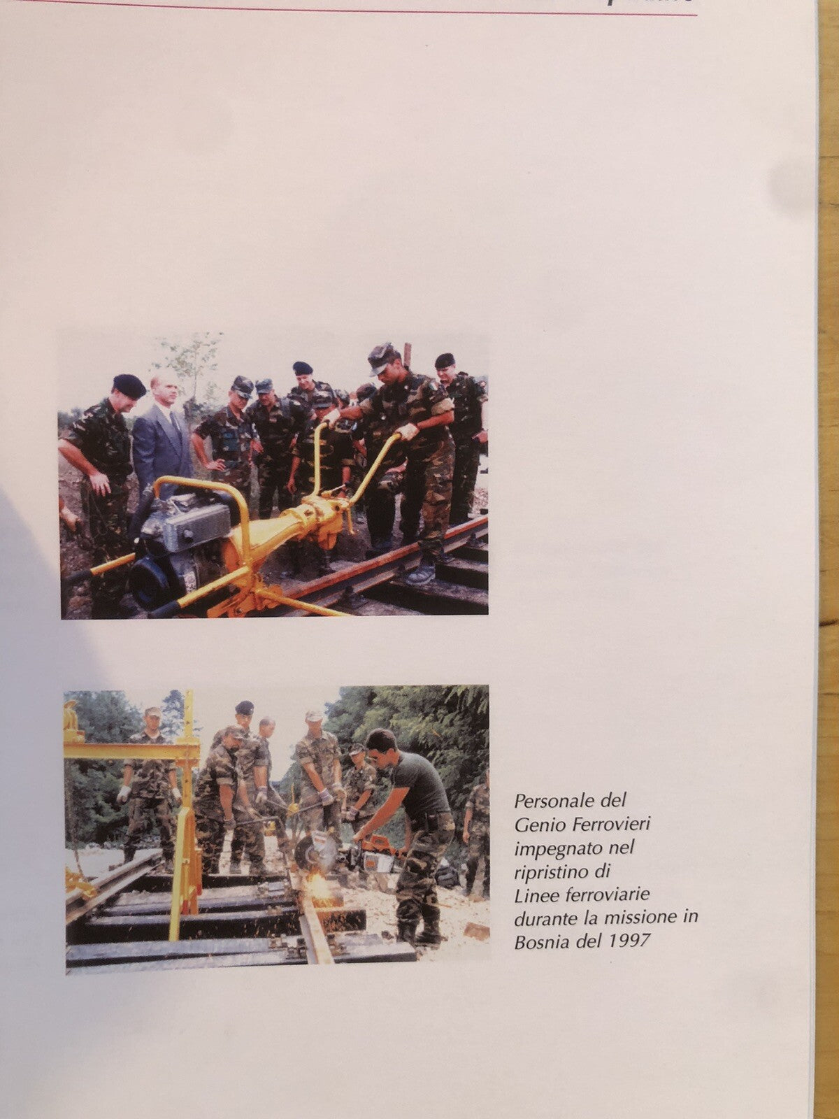 Il reggimento genio ferrovieri -  2004 Castel maggiore Bologna, Pietrangeli