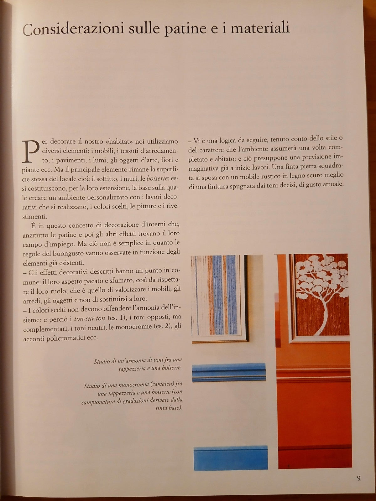 Pitture e decorazioni tecniche patine materiali - Roger Le Puill. Avallardi 1996