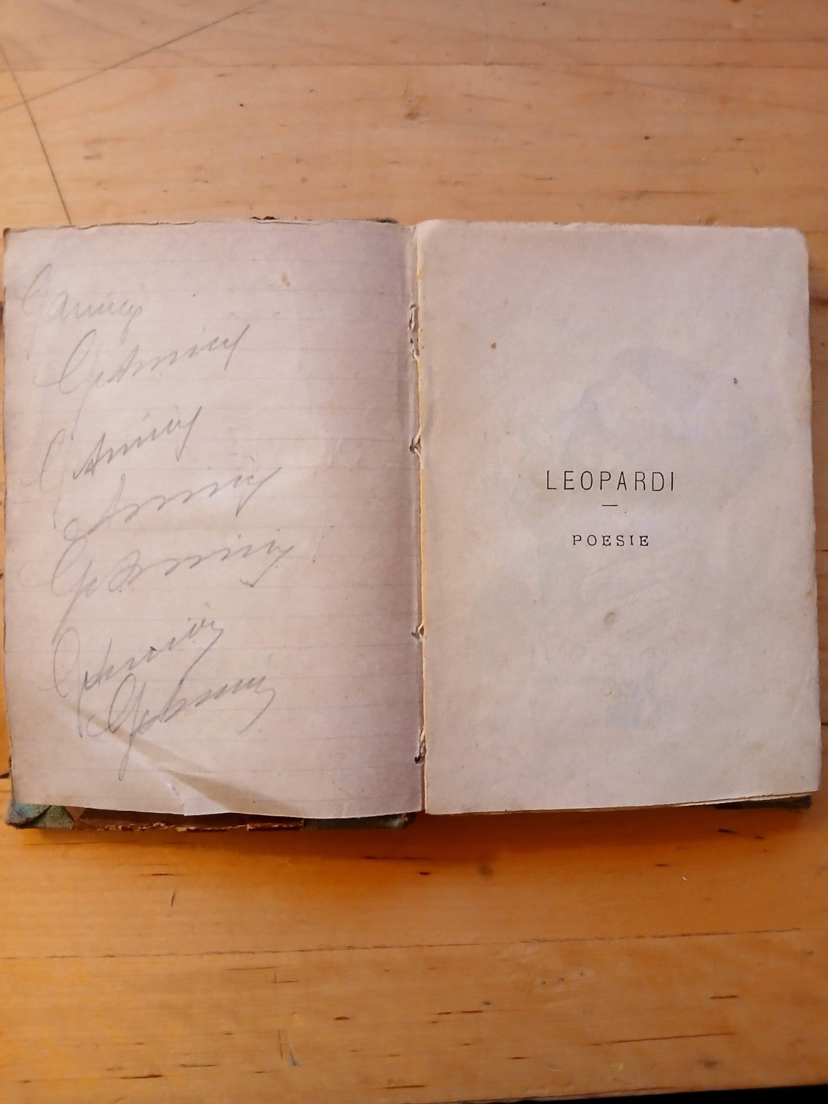 Poesie di Giacomo Leopardi - Gabriele Regina editore Napoli 1889