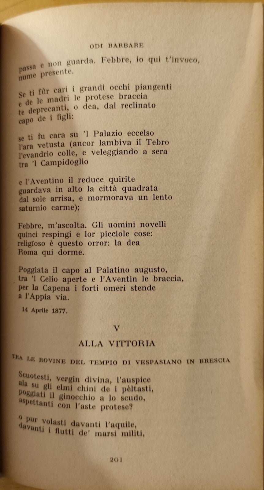 Molière Il Tartufo il Malato immaginario Giosue Carducci Odi barbare Rime e ritm