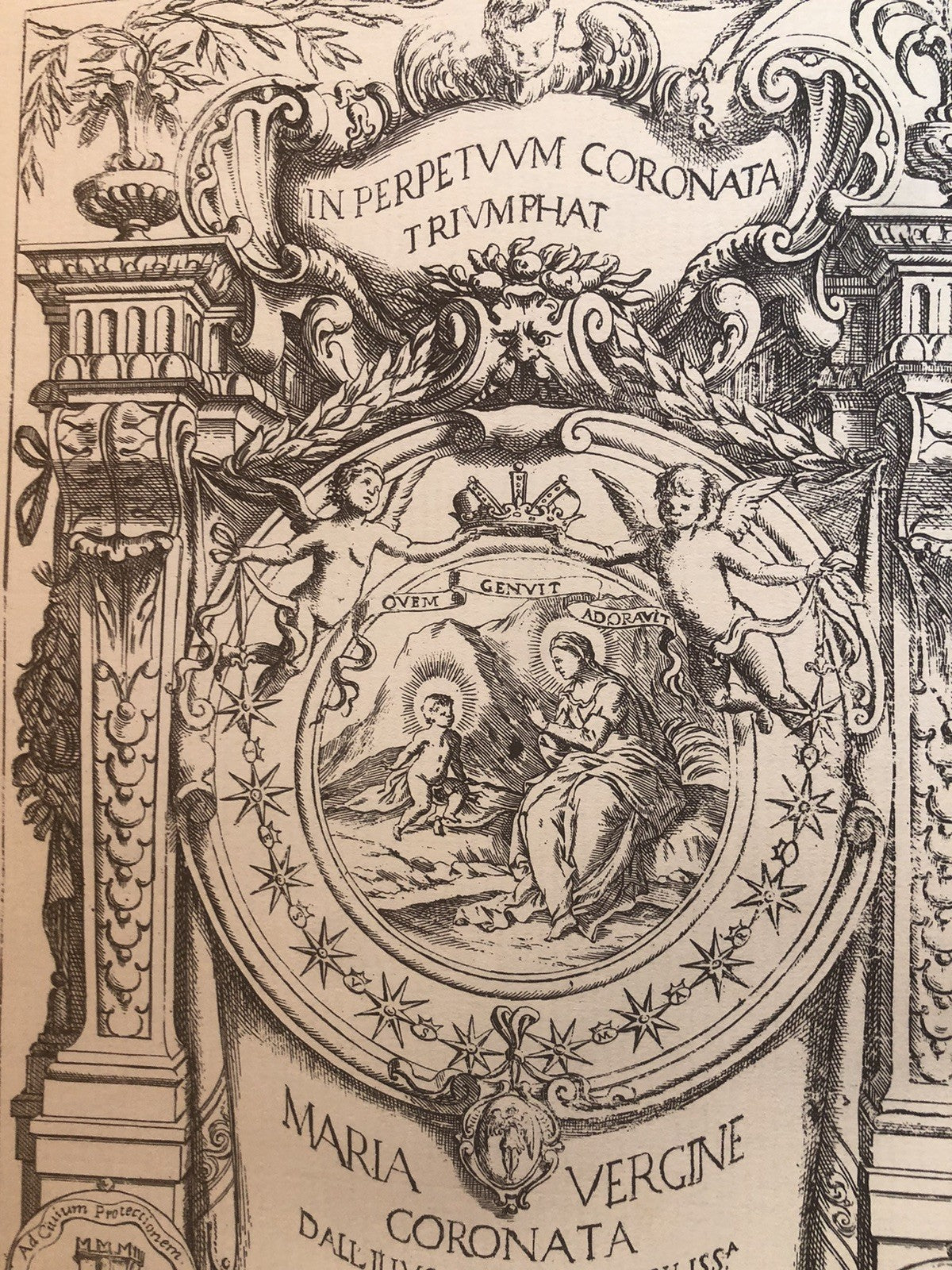 Maria Vergine Coronata fatta in Reggio Francesco d'Este, Arnaldo Forni ristampa