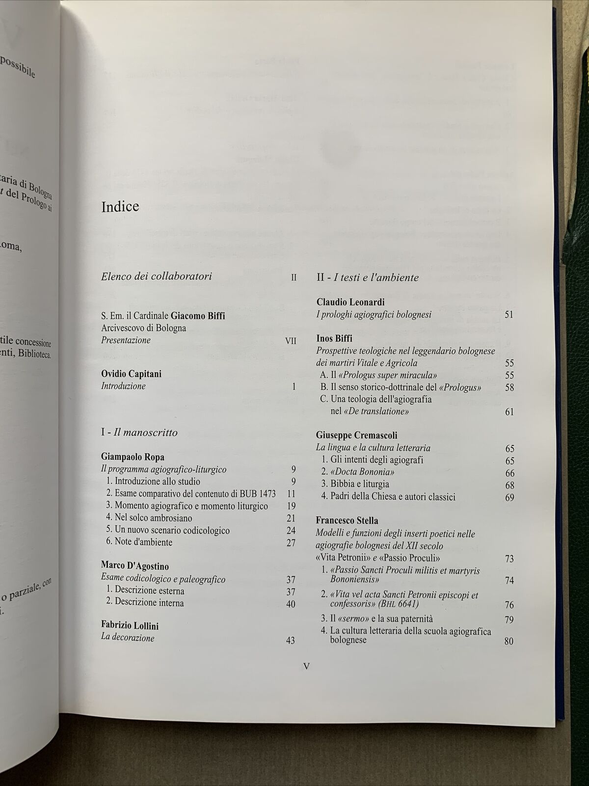 VITALE E AGRICOLA SANCTI DOCTORES, Città Chiesa Studio Nei Testi Bolognesi 2001#