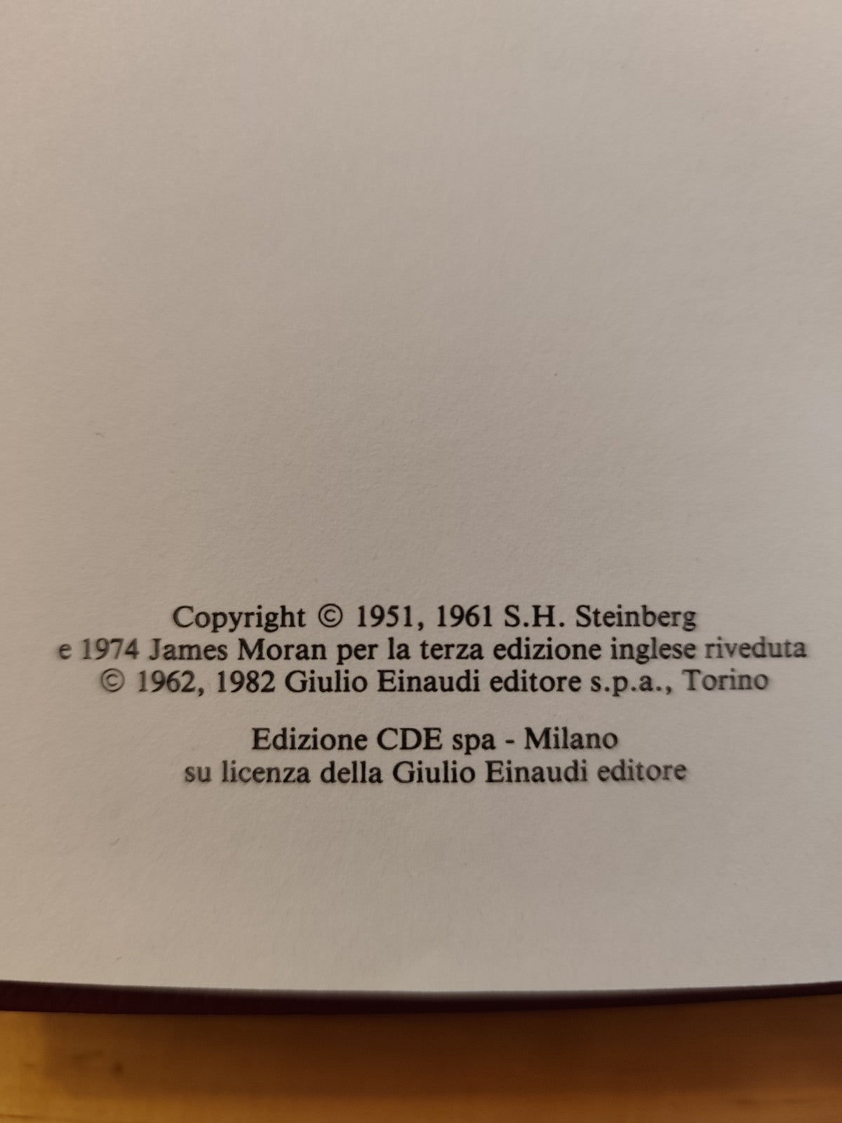 Cinque secoli di stampa - S. H. Steinberg, CDE - 1993