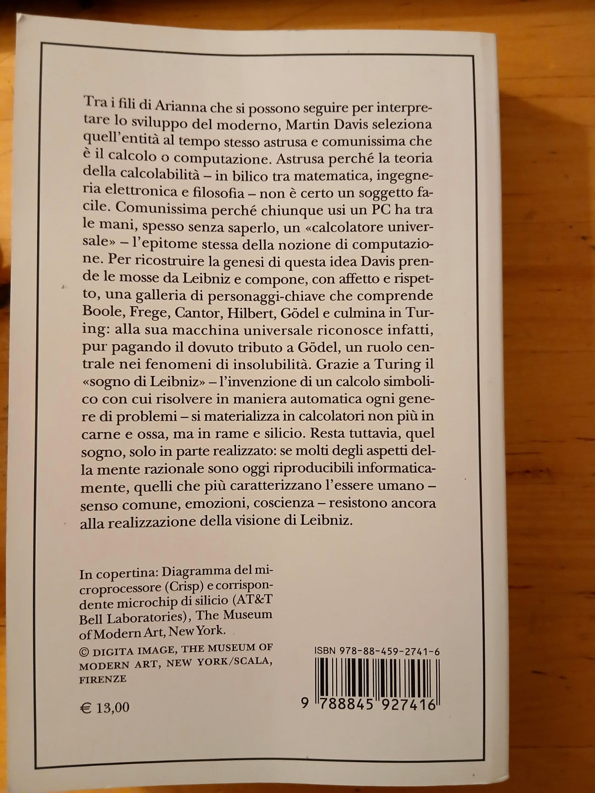 Il calcolatore Universale - Martin Davis - Gli Adelphi - 2012