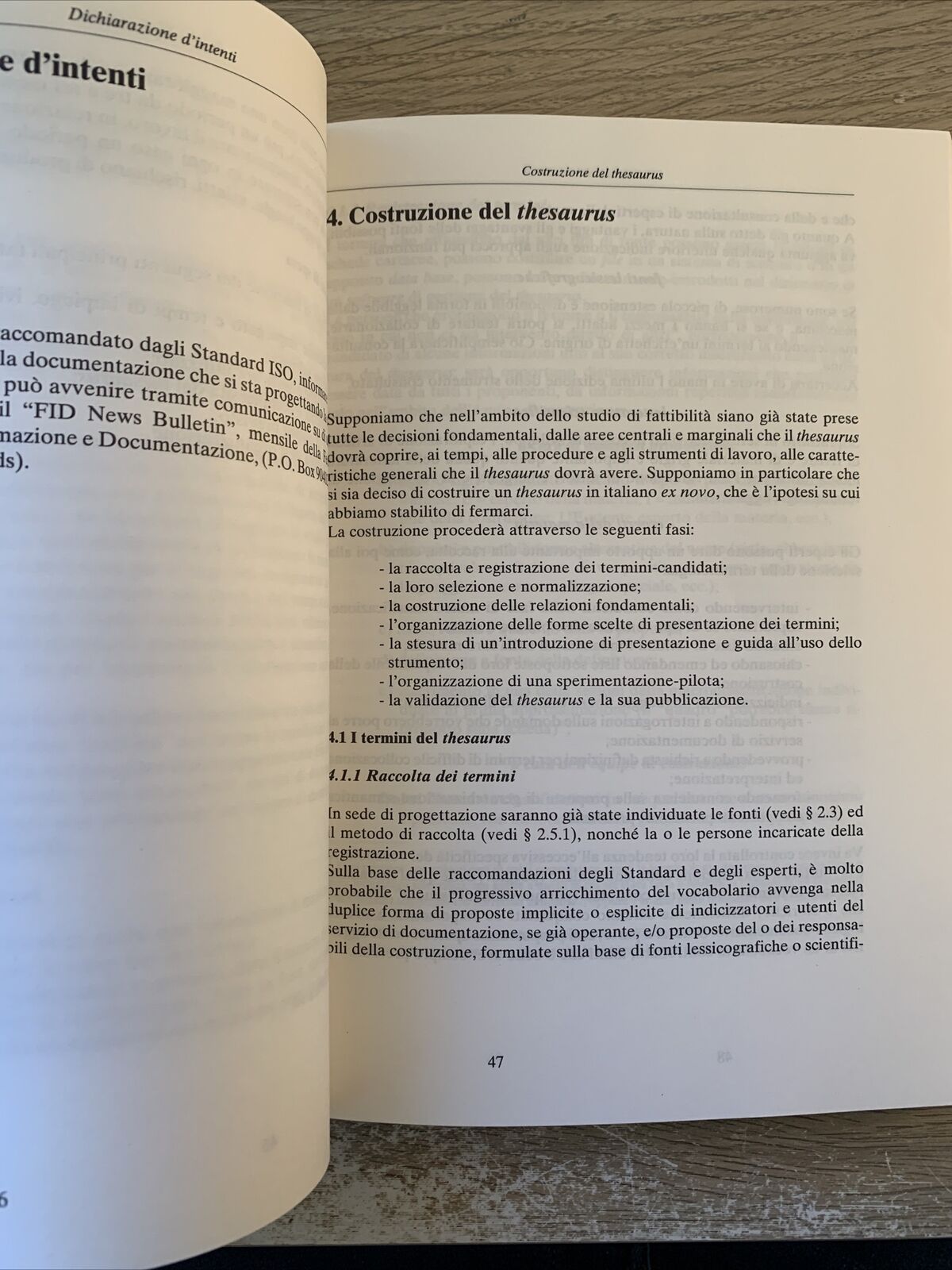 Come costruire un Thesaurus, Marisa Trigari, Franco Cosimo Panini 1992