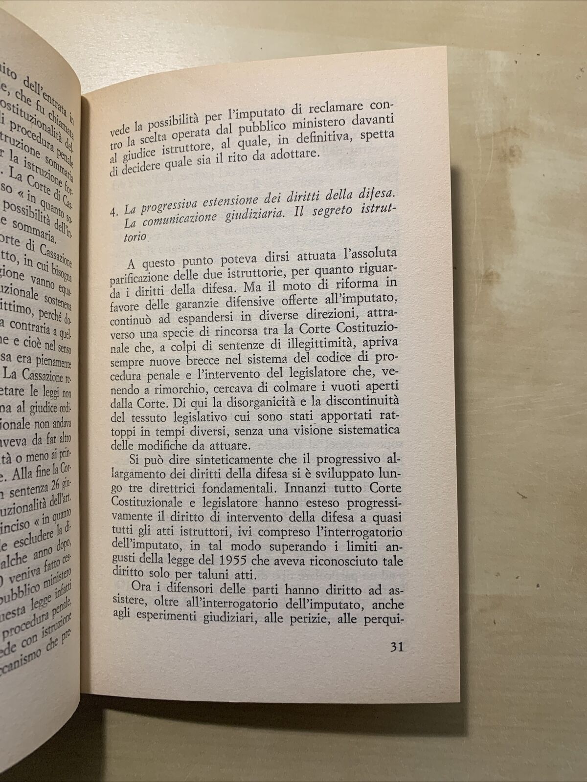 Processo e giustizia penale, Vittorio Vicini - Il Mulino, 1982 #