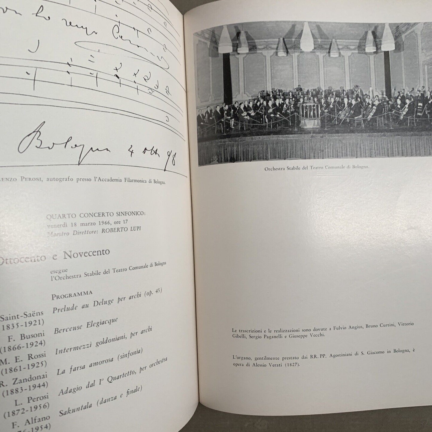 L'ACCADEMIA DELLA FILARMONICA DI BOLOGNA 1666 - 1966 #