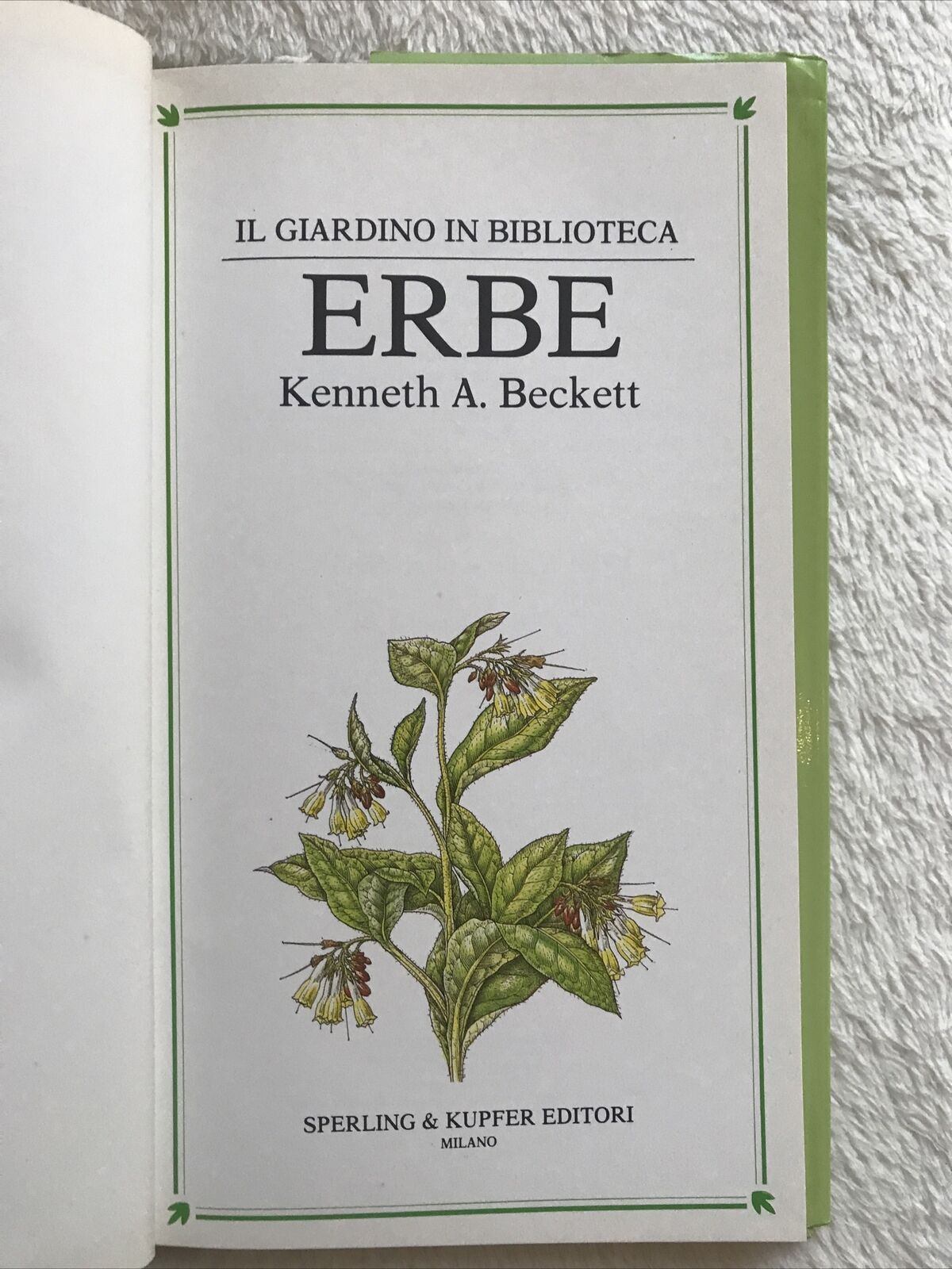 ERBE, Kenneth A. Beckett, Sperling & Kupfer Editori