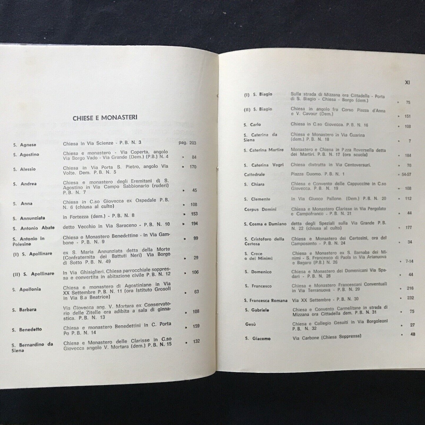 FERRARA - Nomenclatura ed etimologia delle piazze strade Ferrara, G. Melchiorri