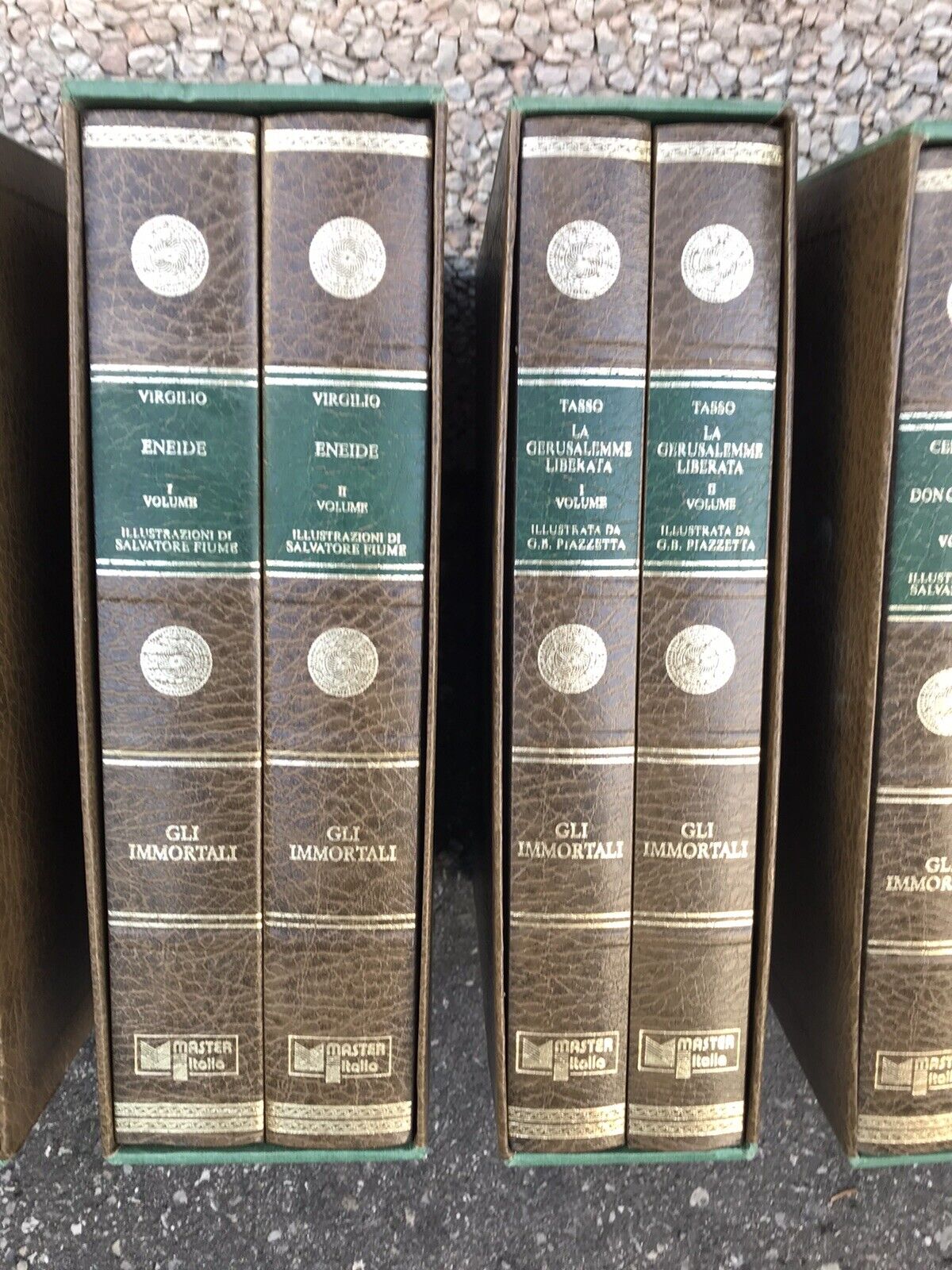 Manzoni, Boccaccio, Virgilio, Tasso, Cervantes, Dante - Promessi sposi, Divina c