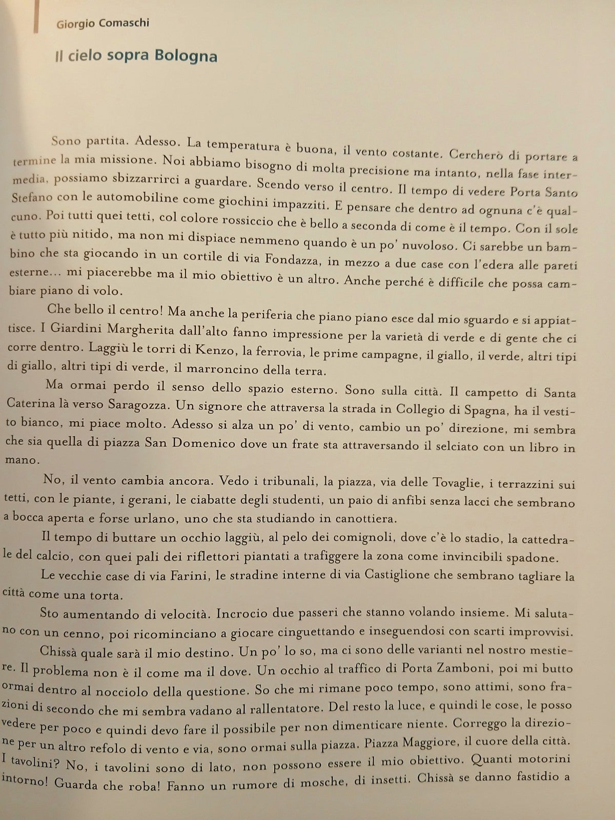 Dal cielo sopra Bologna - Brizzi Comaschi - Pendragon ed. 2002