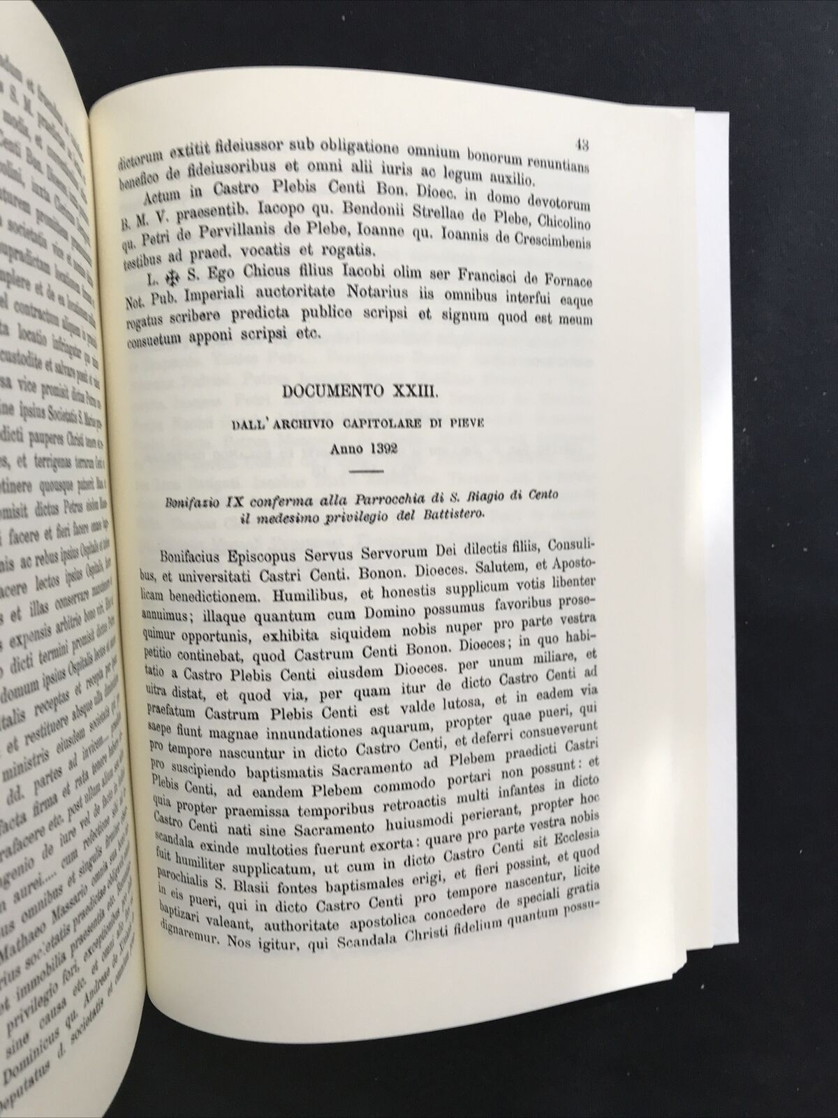 LA BOLOGNESE PIANURA E LA TERRA DI PIEVE PRESSO CENTO, Giuseppe Landi, A. Forni