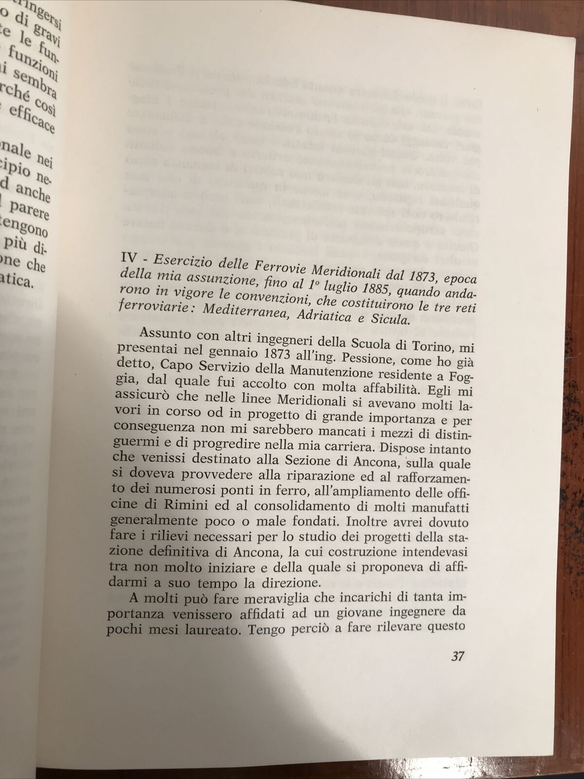 FERROVIE La costruzione e l'esercizio delle ferrovie italiane nei miei ricordi