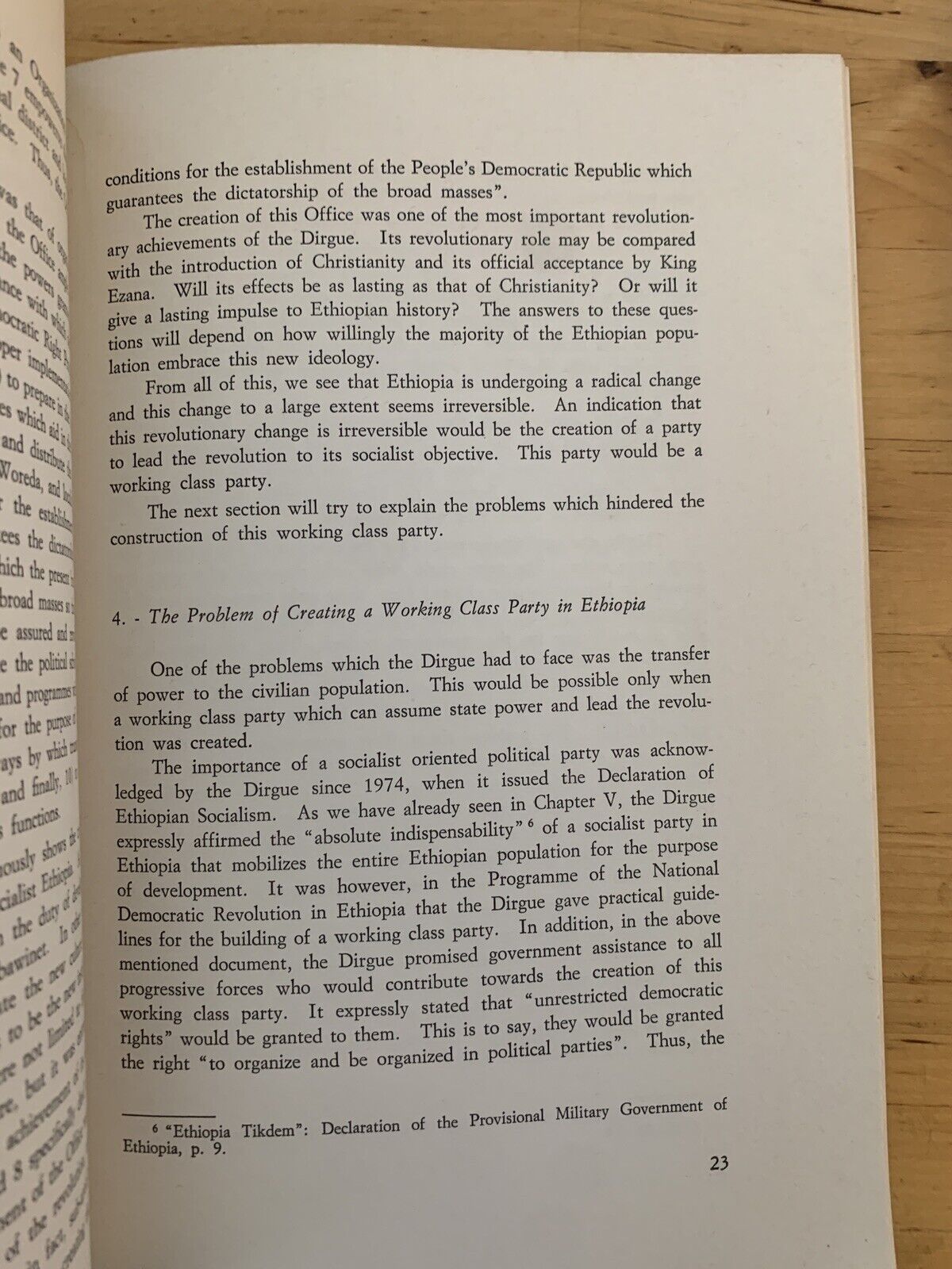 THE ETHIOPIAN WAY TO SOCIALISM - SELEMON MEHARENNA Pontificia Universitas Gregor