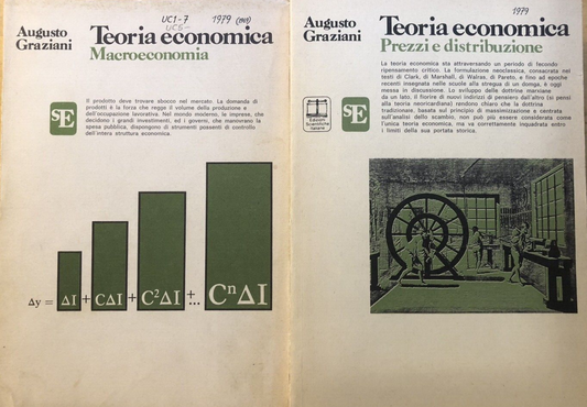 Teoria economica Macroeconomia, prezzi e distribuzione, Augusto Graziani 1979