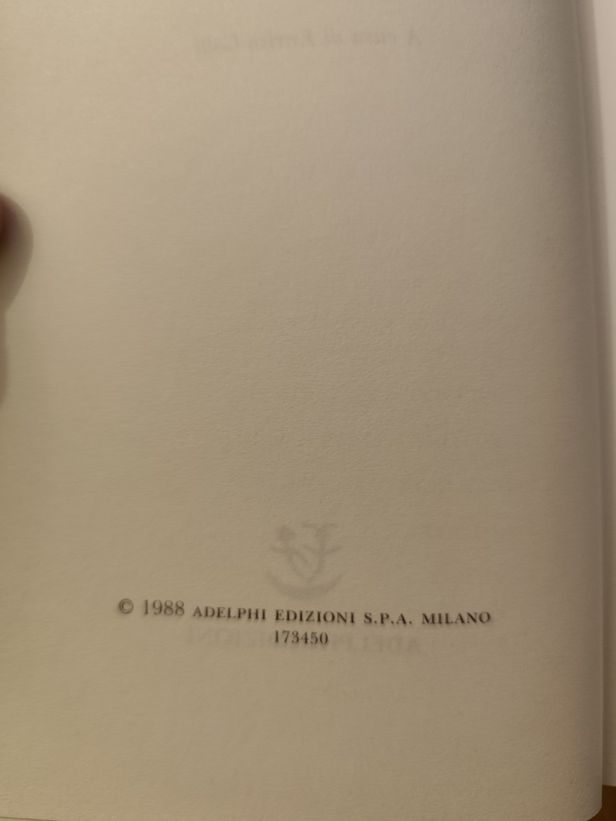 La natura ama nascondersi - Giorgio Colli. Adelphi - Biblioteca Filosofica 1988