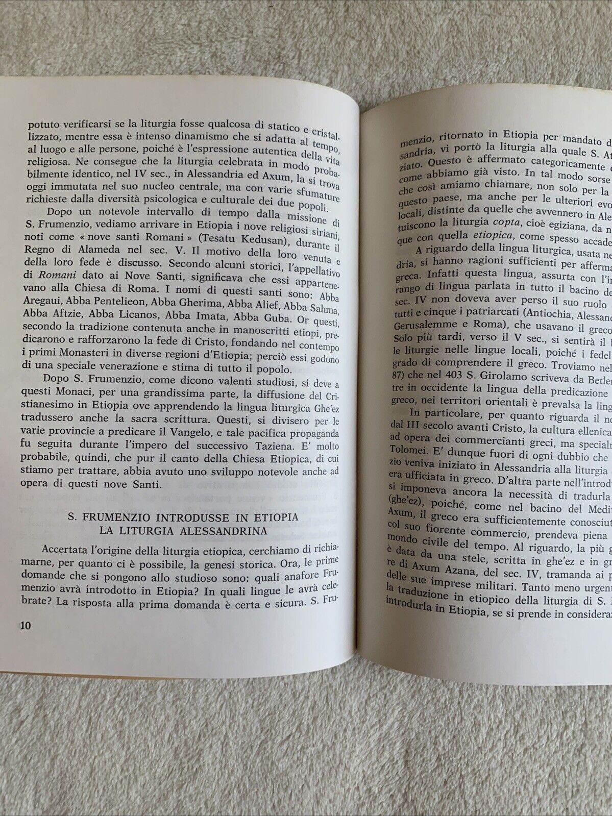 Etiopia - Breve storia della Liturgia Etiopica. Abba Pietros Hailu' 1978