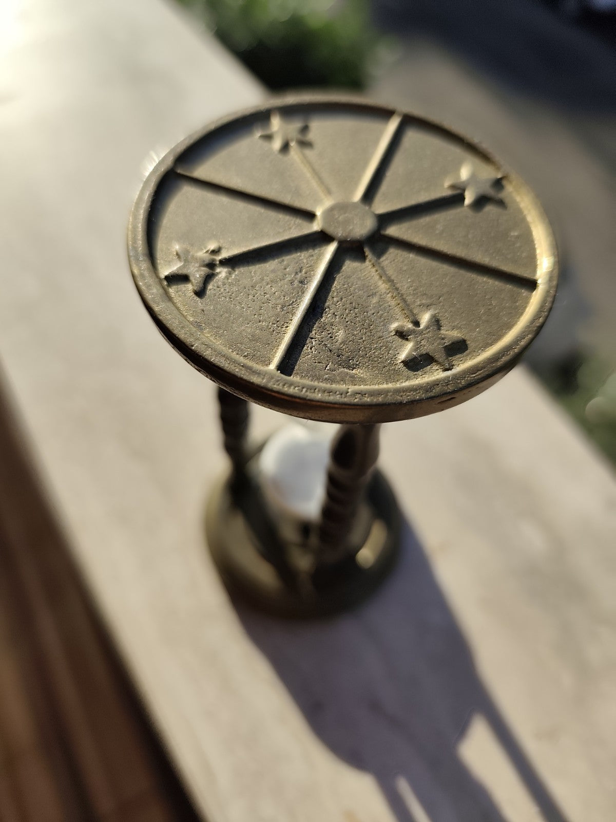 Clessidra antica in Ottone - vintage oggetto da arredamento collezione antico