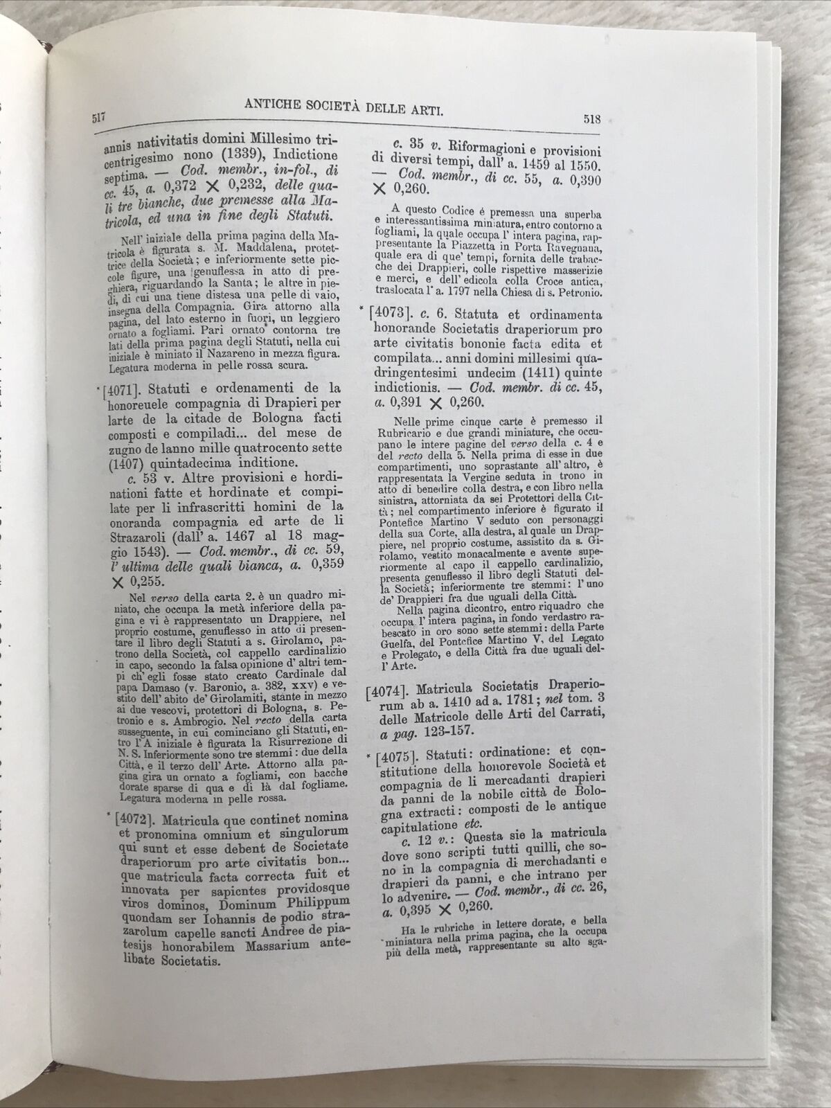 OPERE DELLA BIBLIOGRAFIA BOLOGNESE, Luigi Frati, Arnaldo Forni editore