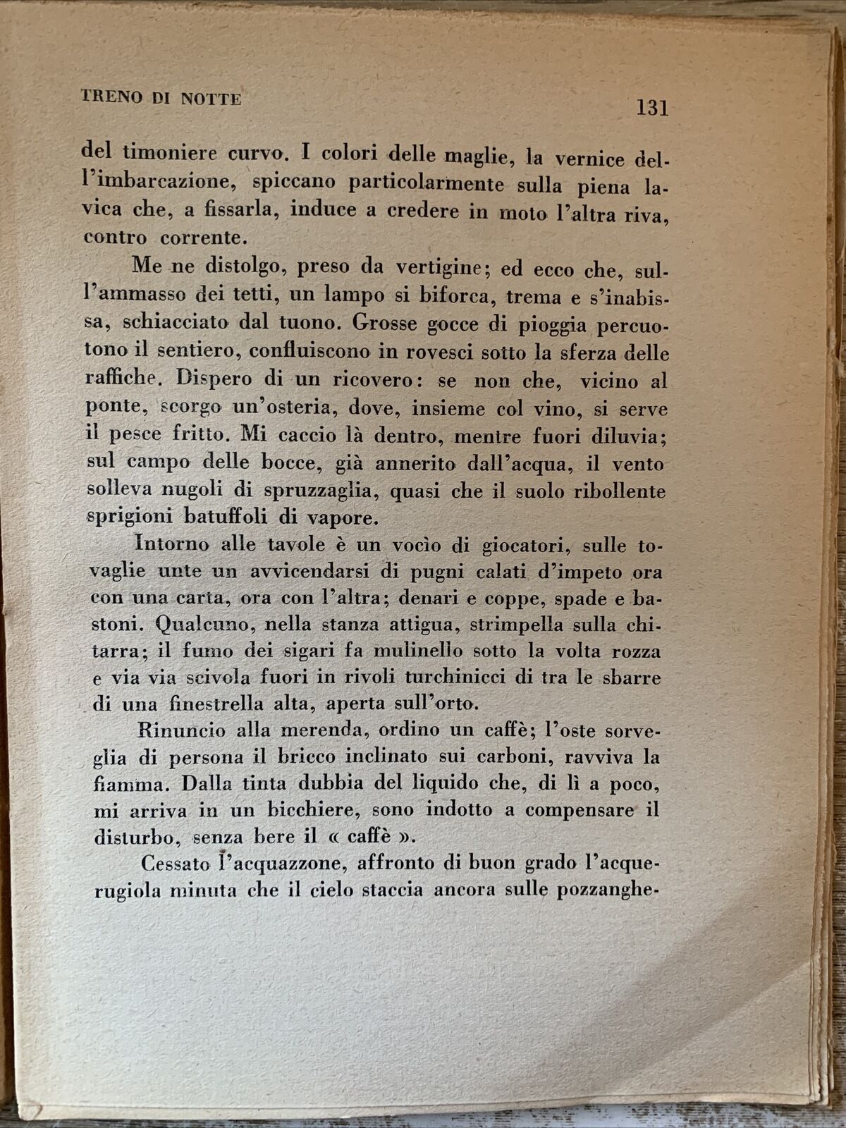 TRENO DI NOTTE - RINALDO KUFFERLE, LA PRORA 1936