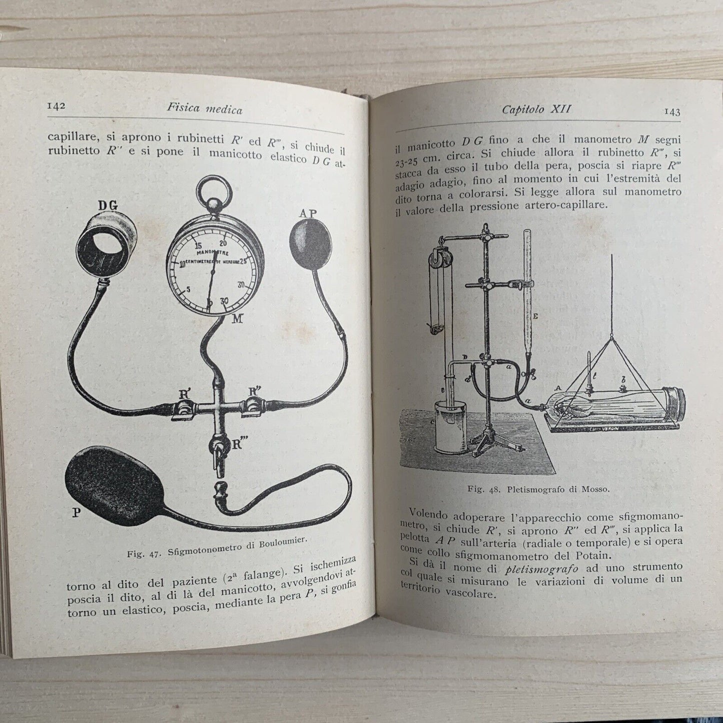 FISICA MEDICA - C. P. GOGGIA - Fisiologia Clinica Terapia Hoepli editore, 1912 #
