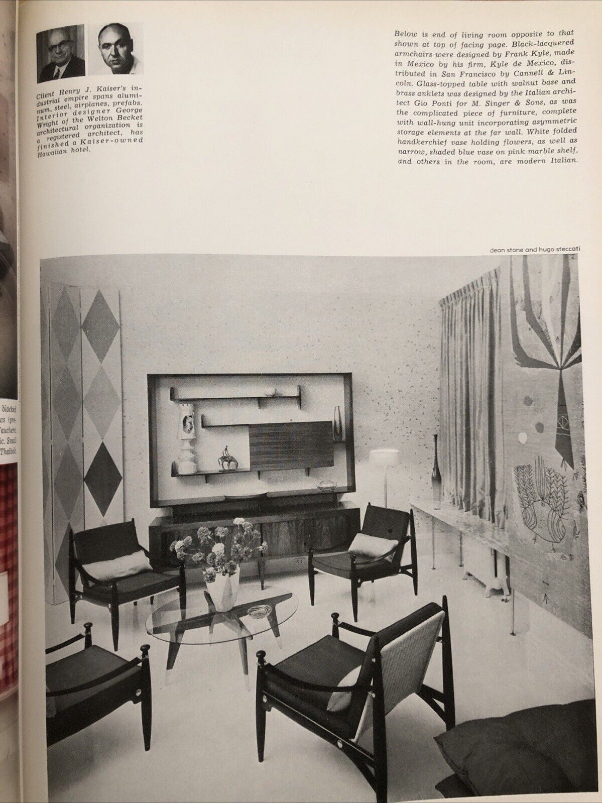 INTERIORS MAGAZINE DECEMBER 1956 Olga Gueft - Interiors, design, architecture.