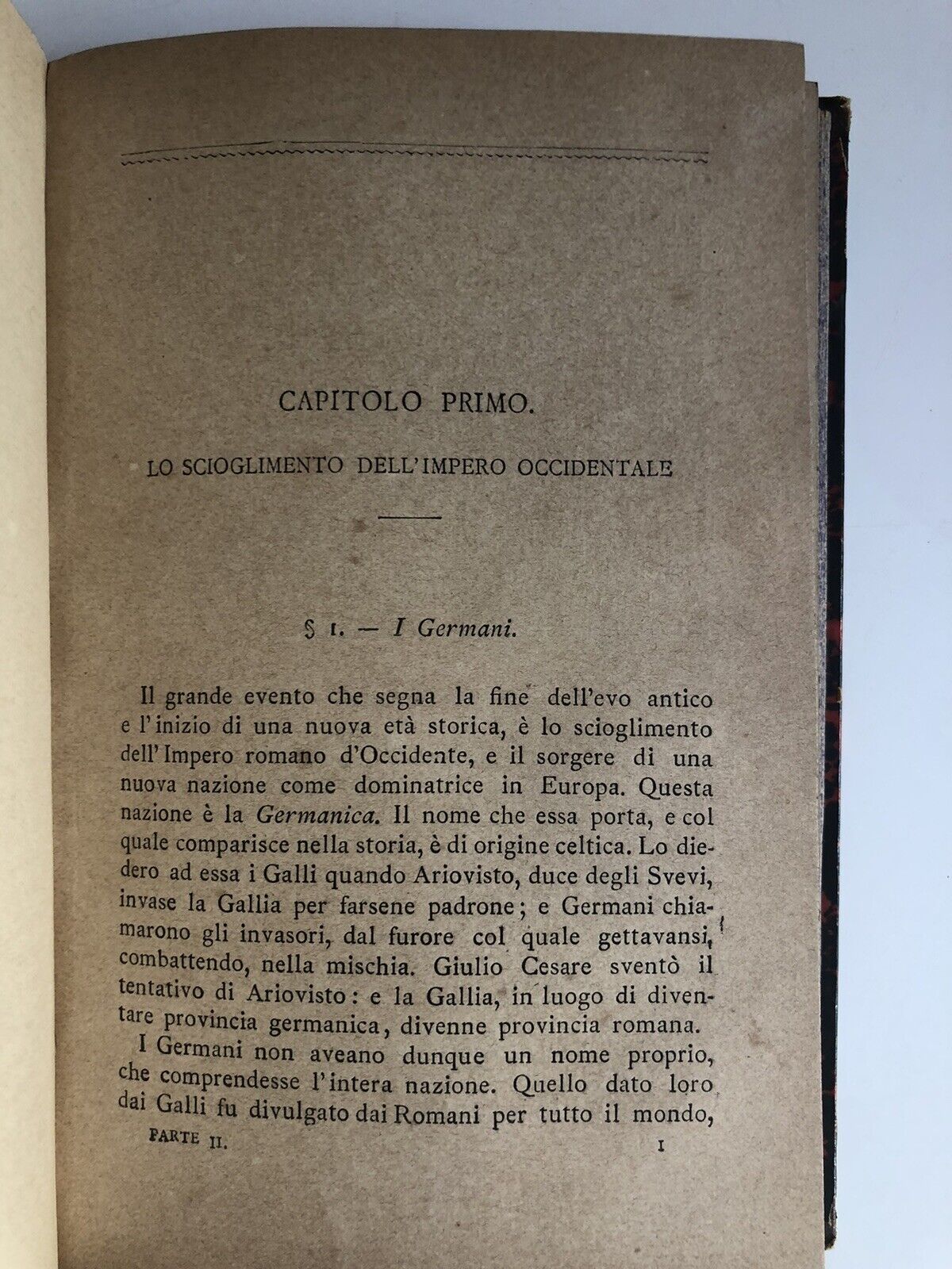 SOMMARIO DELLA STORIA D'ITALIA - GIOVANNI DE CASTRO 1884. parte 1° e 2° - Treves