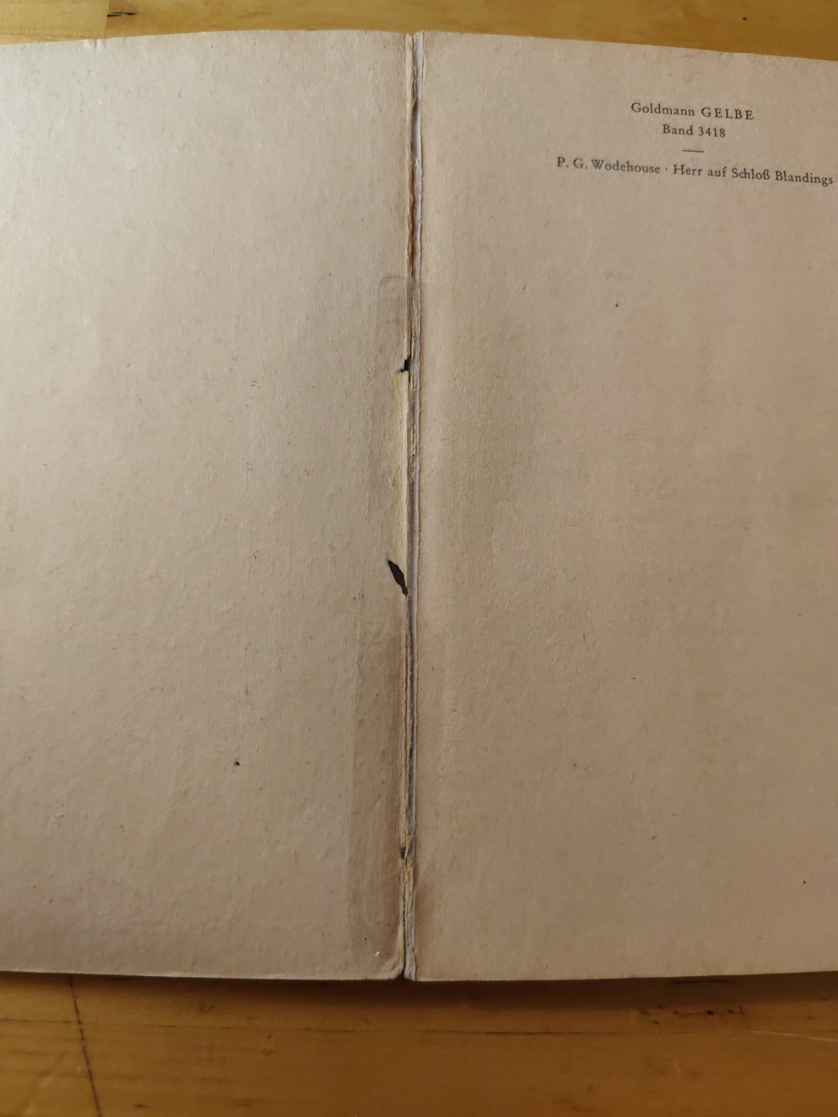 Herr auf Schloß blandings P.G. Wodehouse - Goldmann 1976