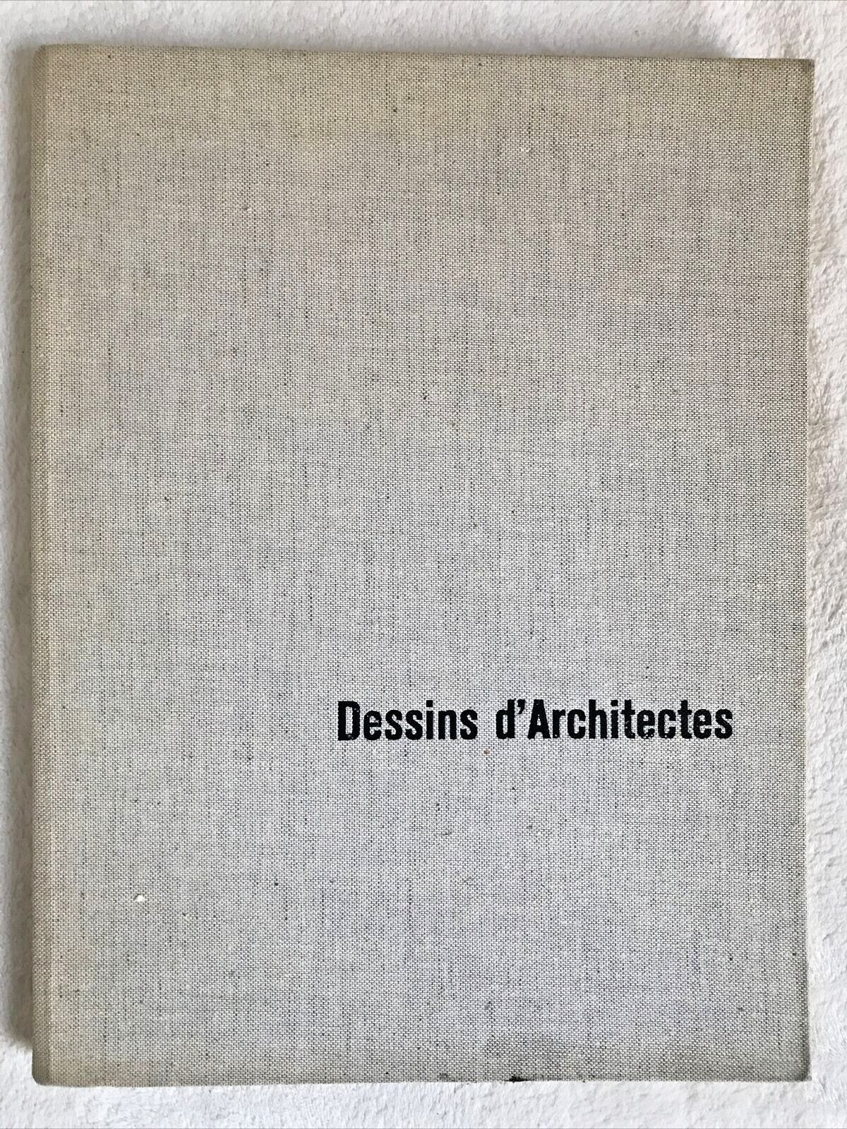 Dessins d'Architectes CLAUDIUS COULIN Editions des Deux Mondes Paris 1962