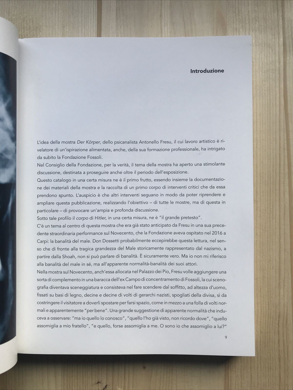 ANTONELLO FRESU - Der Körper, Mostra di Carpi Palazzo del Pio 2019. G. Demuro
