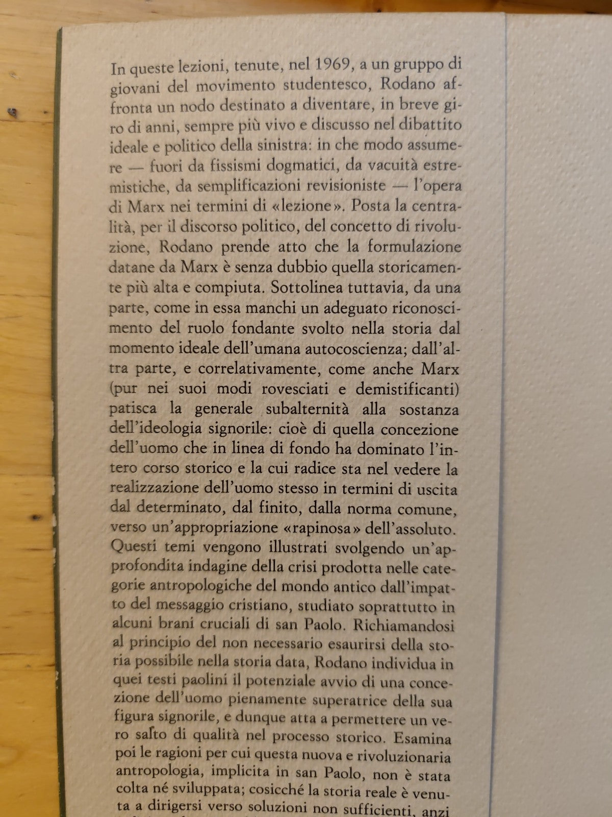 Lezioni di storia possibile - Franco Rodano, Marietti 1986
