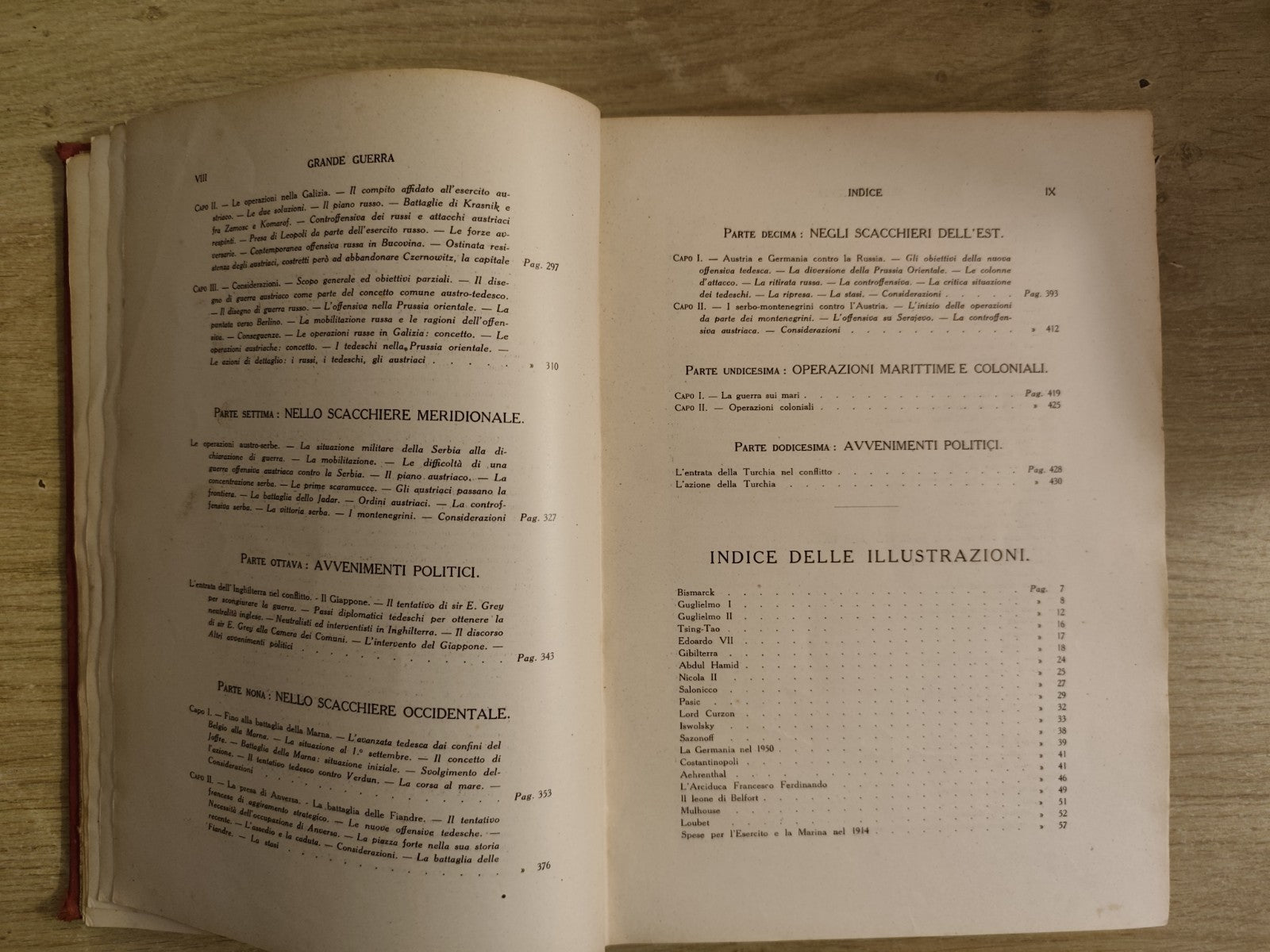 La grande guerra, Aldo Cabiati - Francesco Guidi. Sonzogno anni '20 con tavole