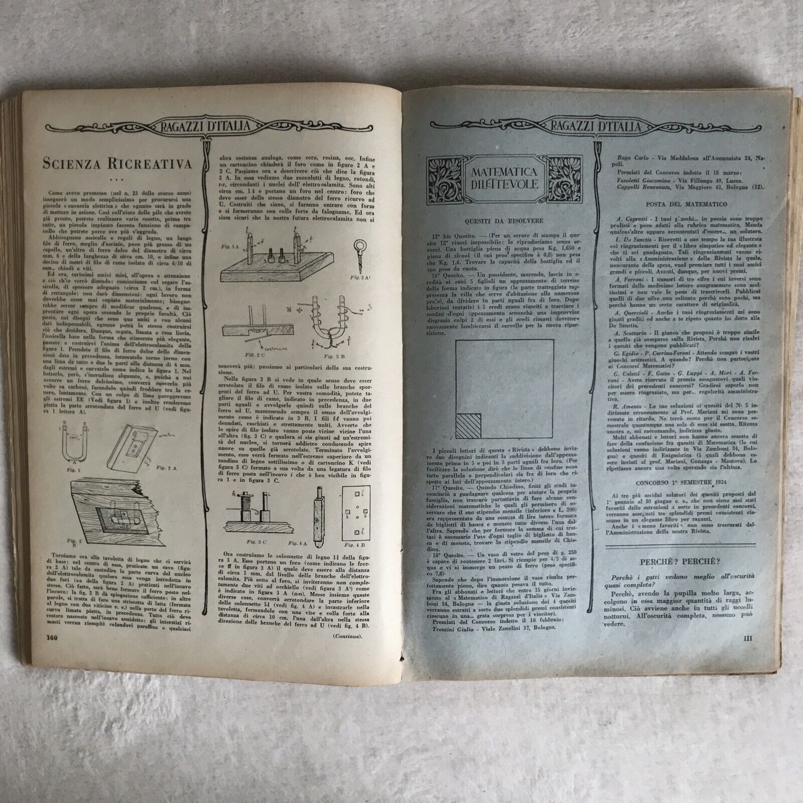 RAGAZZI D'ITALIA, anno II completo, quindicinale 24 numeri.annata 1924 MONDADORI