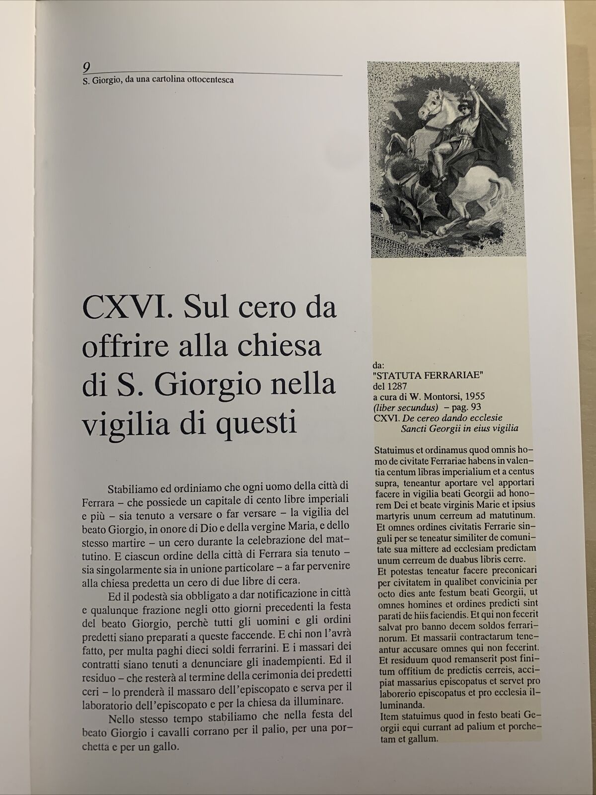 FERRARA E IL PALIO - Tebaldi, Vincenzi, Lolli. Vicentini editore 1992 #