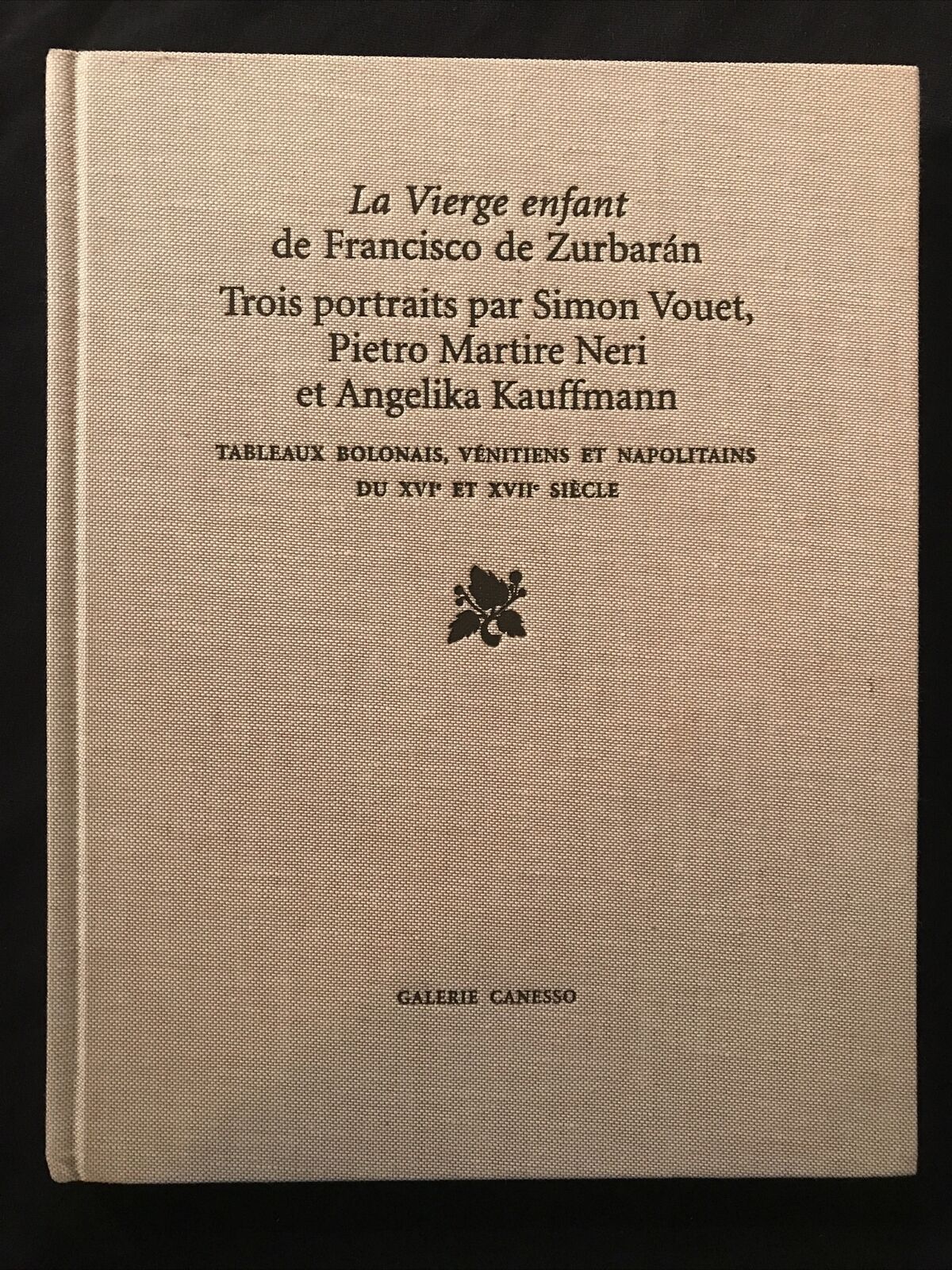 LA VIERGE ENFANT de Francesco Zurbarán, P. M. Neri, Angelika Kauffmann, Canesso
