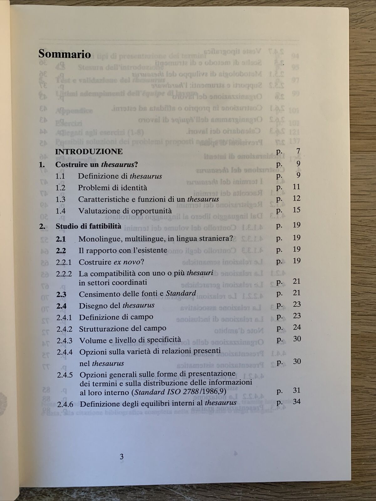 Come costruire un Thesaurus, Marisa Trigari, Franco Cosimo Panini 1992