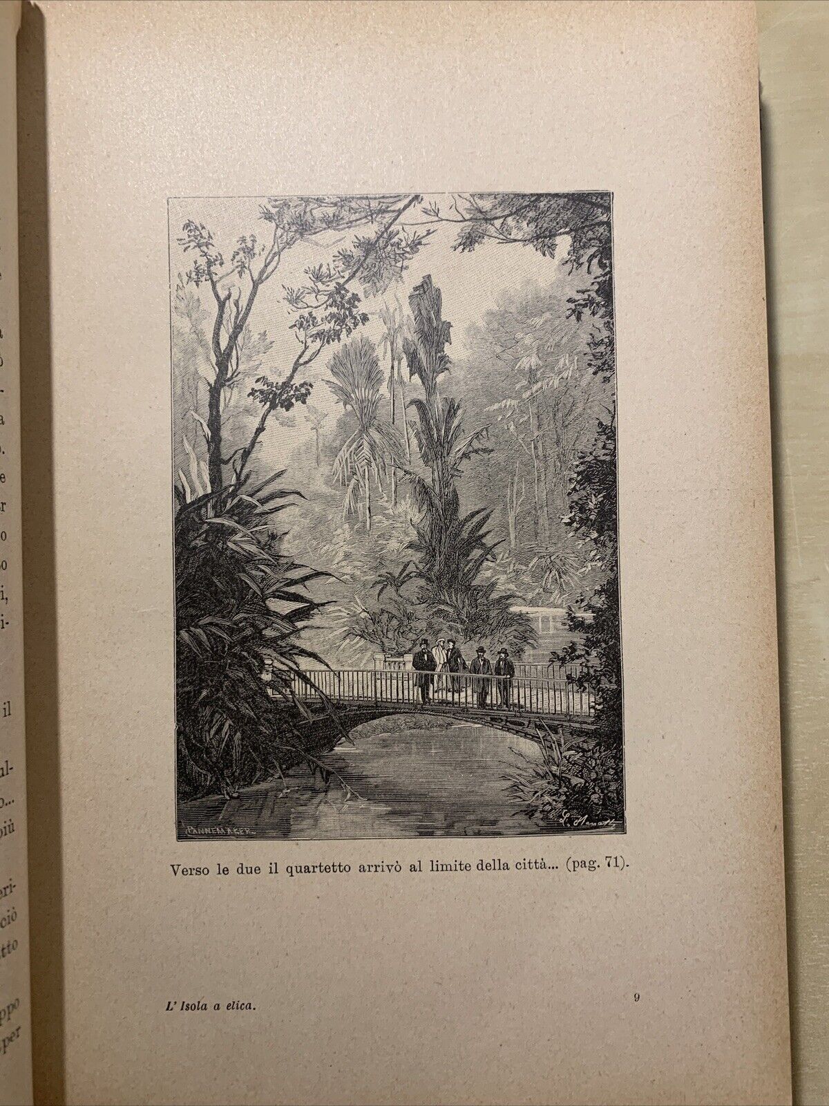 L'ISOLA A ELICA - Giulio Verne, 2 parti in un volume. Con Incisioni di pregio