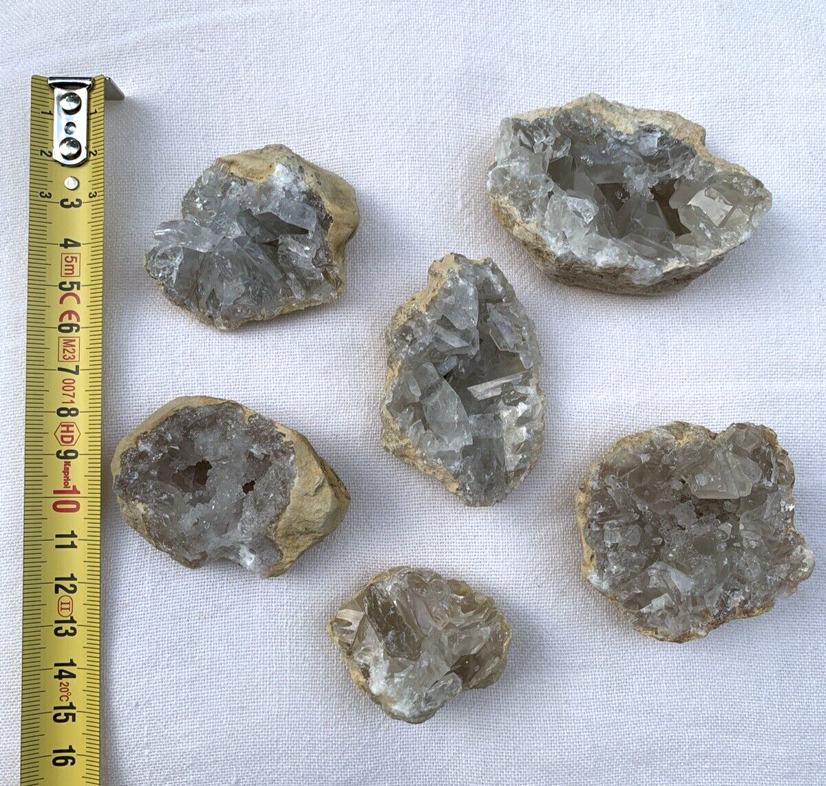 Minerali Geode Celestina Marocco - Celestite Geode, Minerals Crystals, 6 pcs.