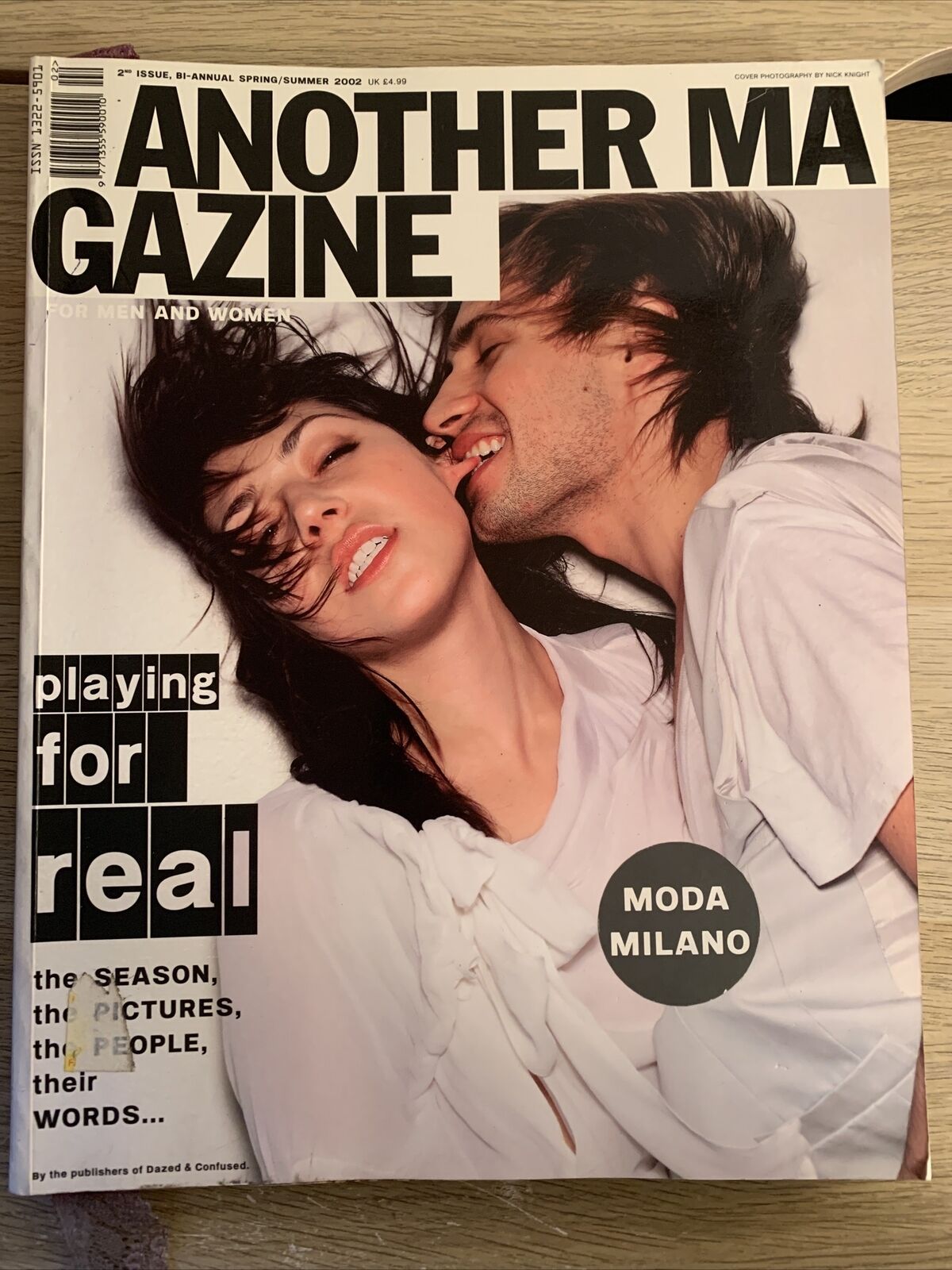 ANOTHER MAGAZINE SPRING SUMMER 2001. MODA MILANO