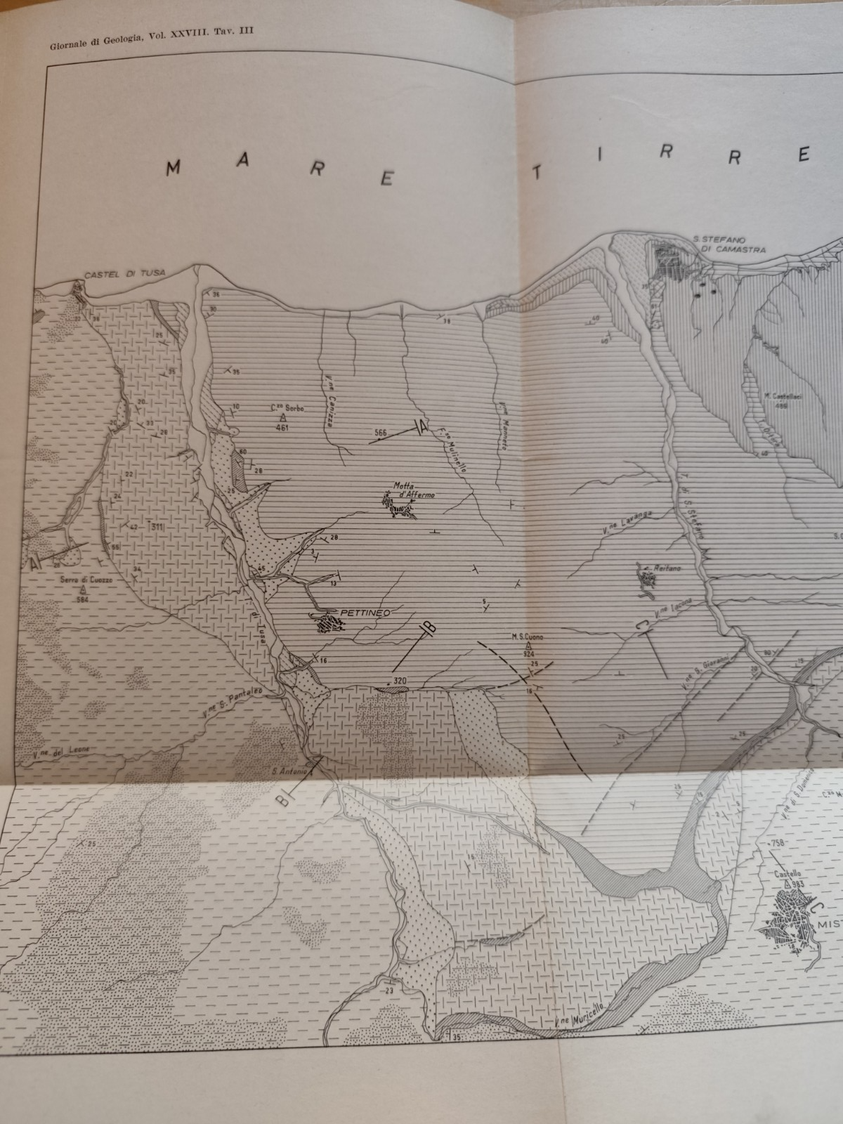 Giornale di geologia, museo geologico Bologna - Raimondo Selli, serie 2ª XXVIII